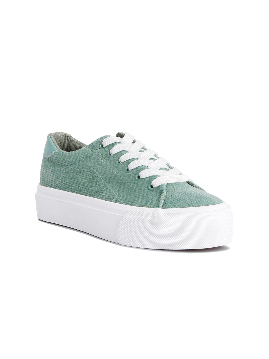 London Rag Women Canvas Lace-Up Sneakers