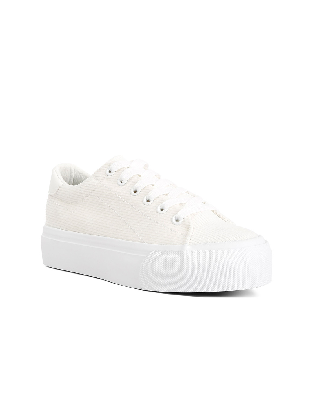 London Rag Women Flatform Canvas Sneakers