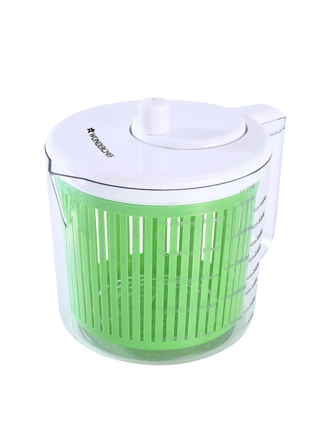 Wonderchef Green Vegetable Cleaner & Salad Spinner