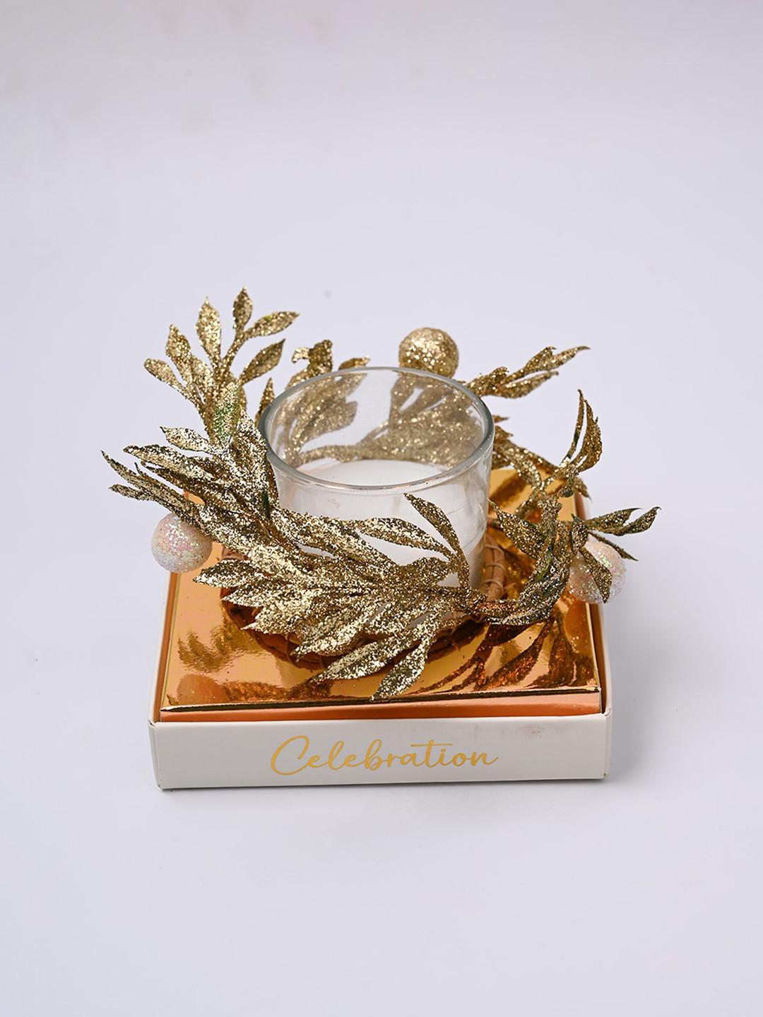 MARKET99 Scented 1 Wick Vanilla Solid Geometric Regular Jar Candles