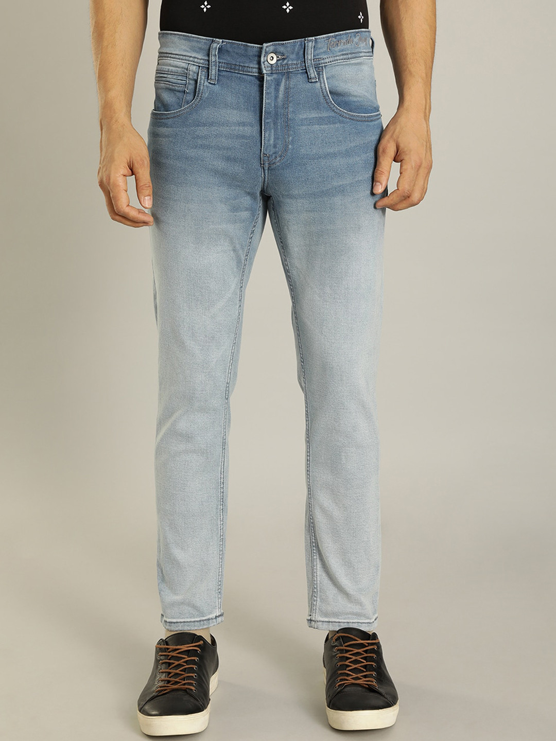 Indian Terrain Men Kruger Skinny Fit Heavy Fade Jeans