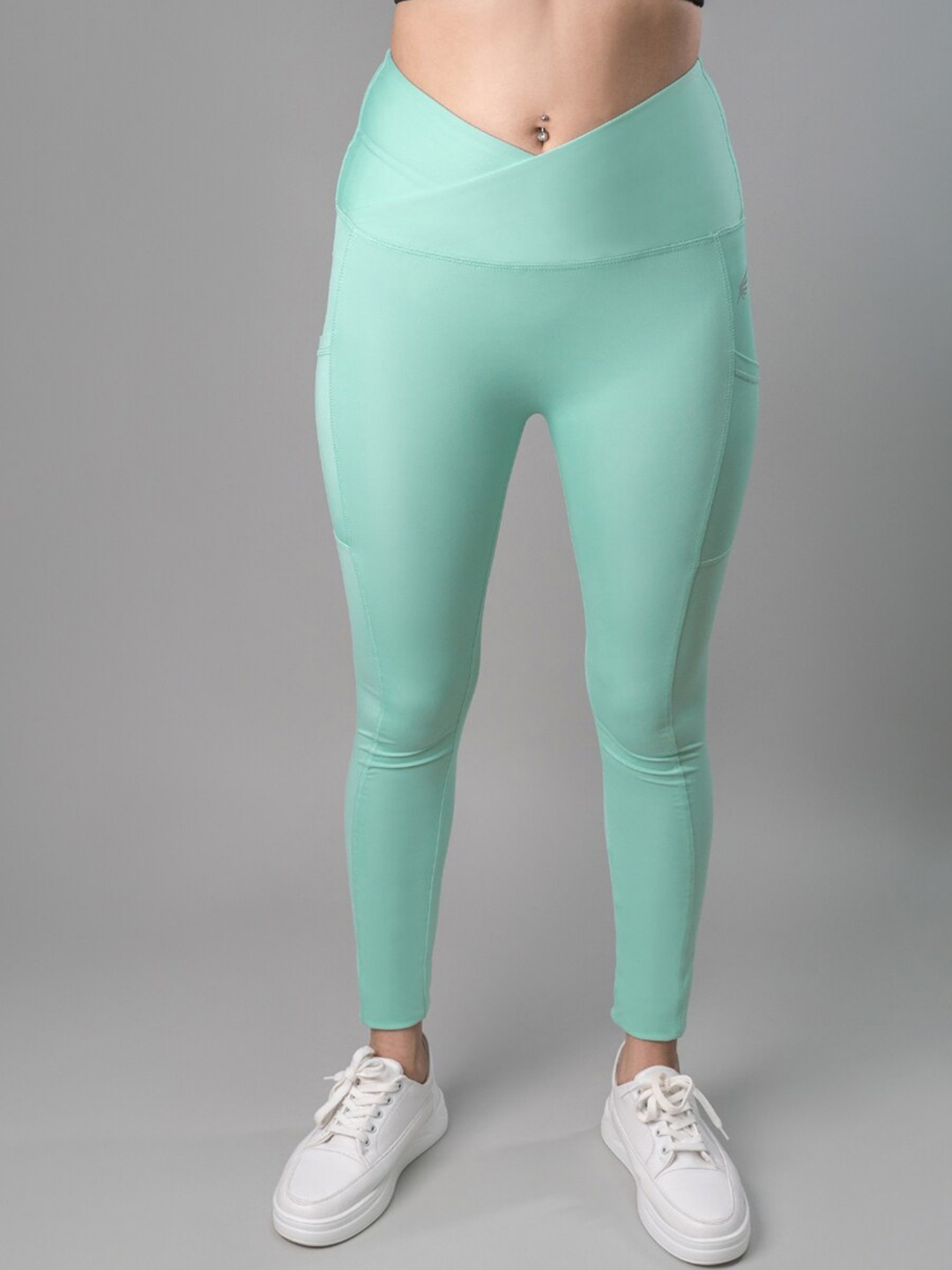 FLURR Women Antimicrobial Ankle-Length Cross Belt Tight