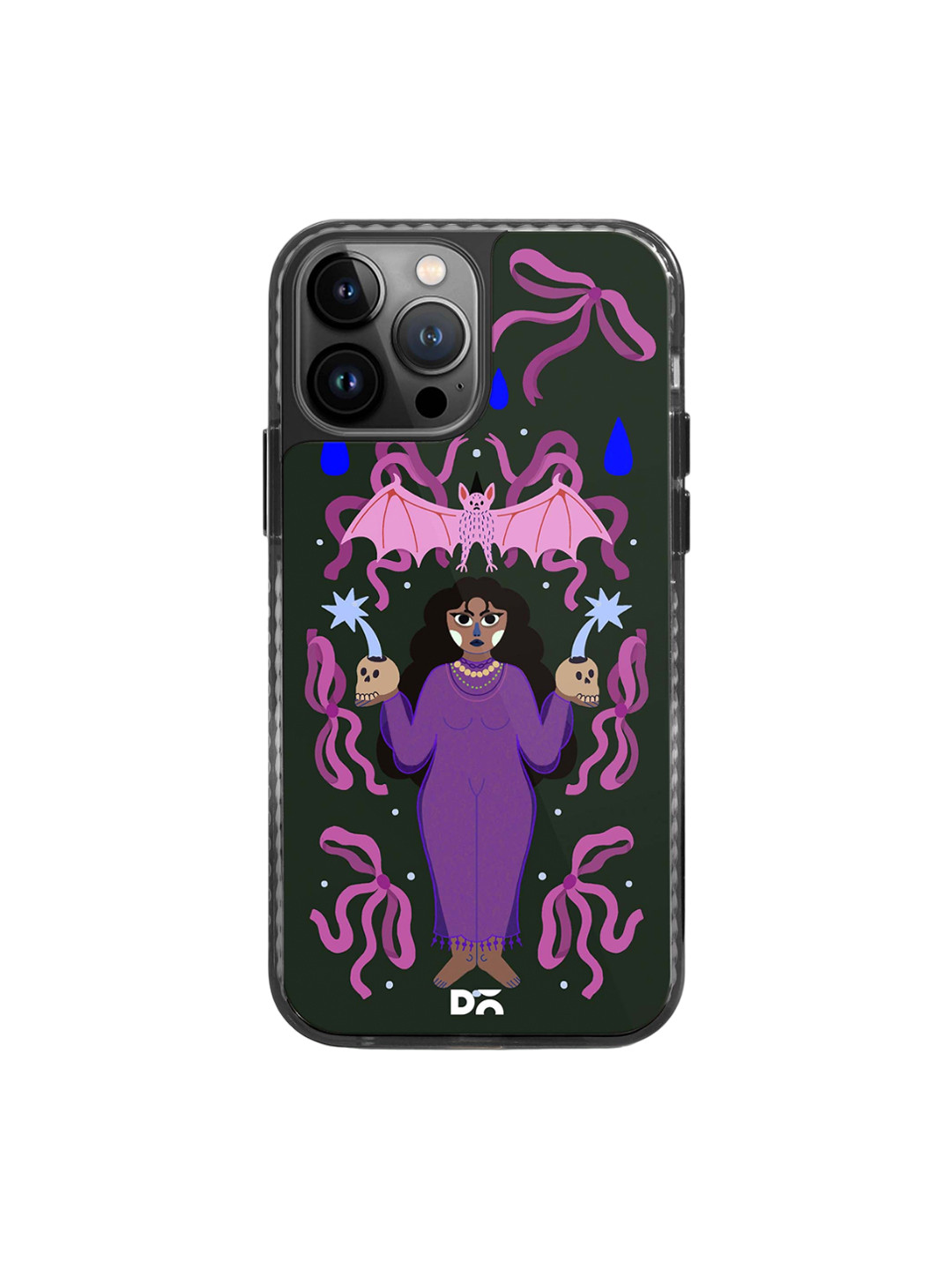 DailyObjects Quirky Printed iPhone 15 Pro Impact Resistant Mobile Case Cover