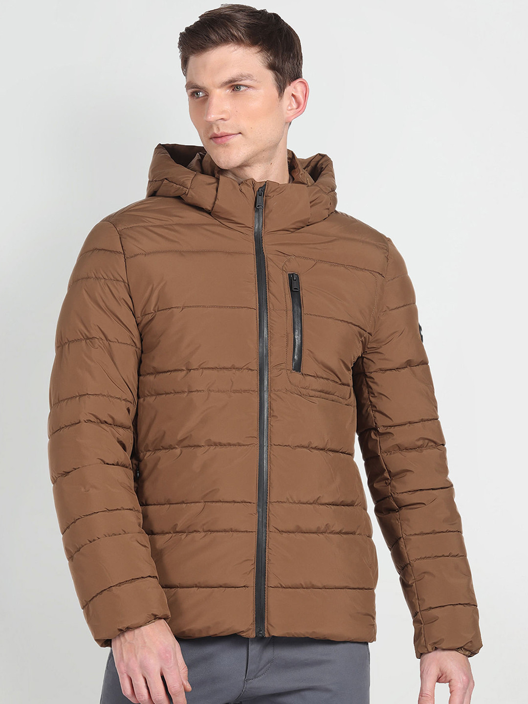 Arrow Sport Hooded Puffer Jacket