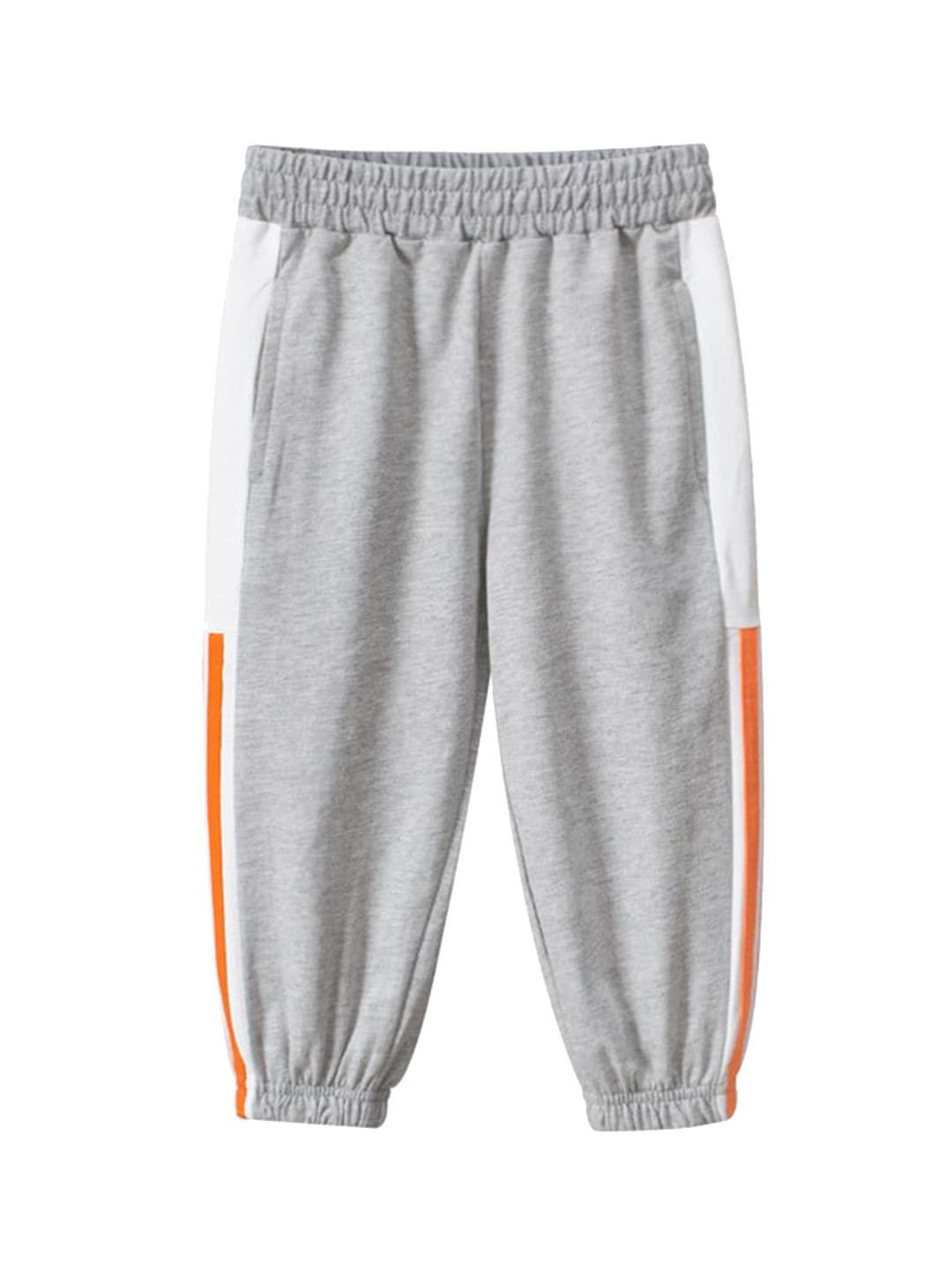 StyleCast Boys Grey Mid Rise Cotton Joggers