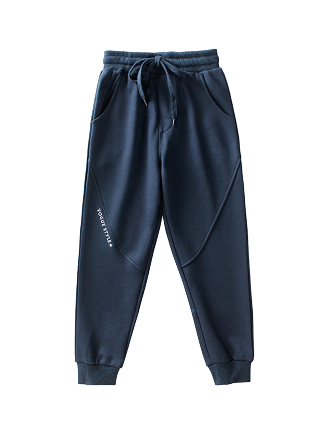 StyleCast Boys Navy Blue Slim Fit Joggers