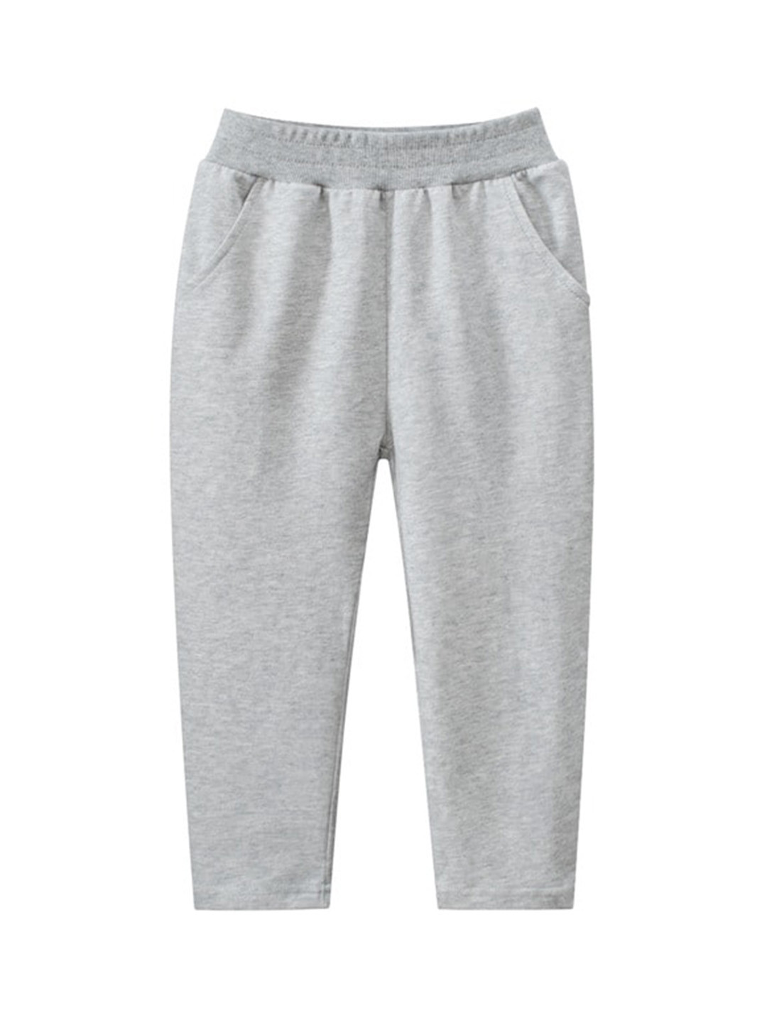 StyleCast Boys Grey Slim Fit Easy Wash Trousers