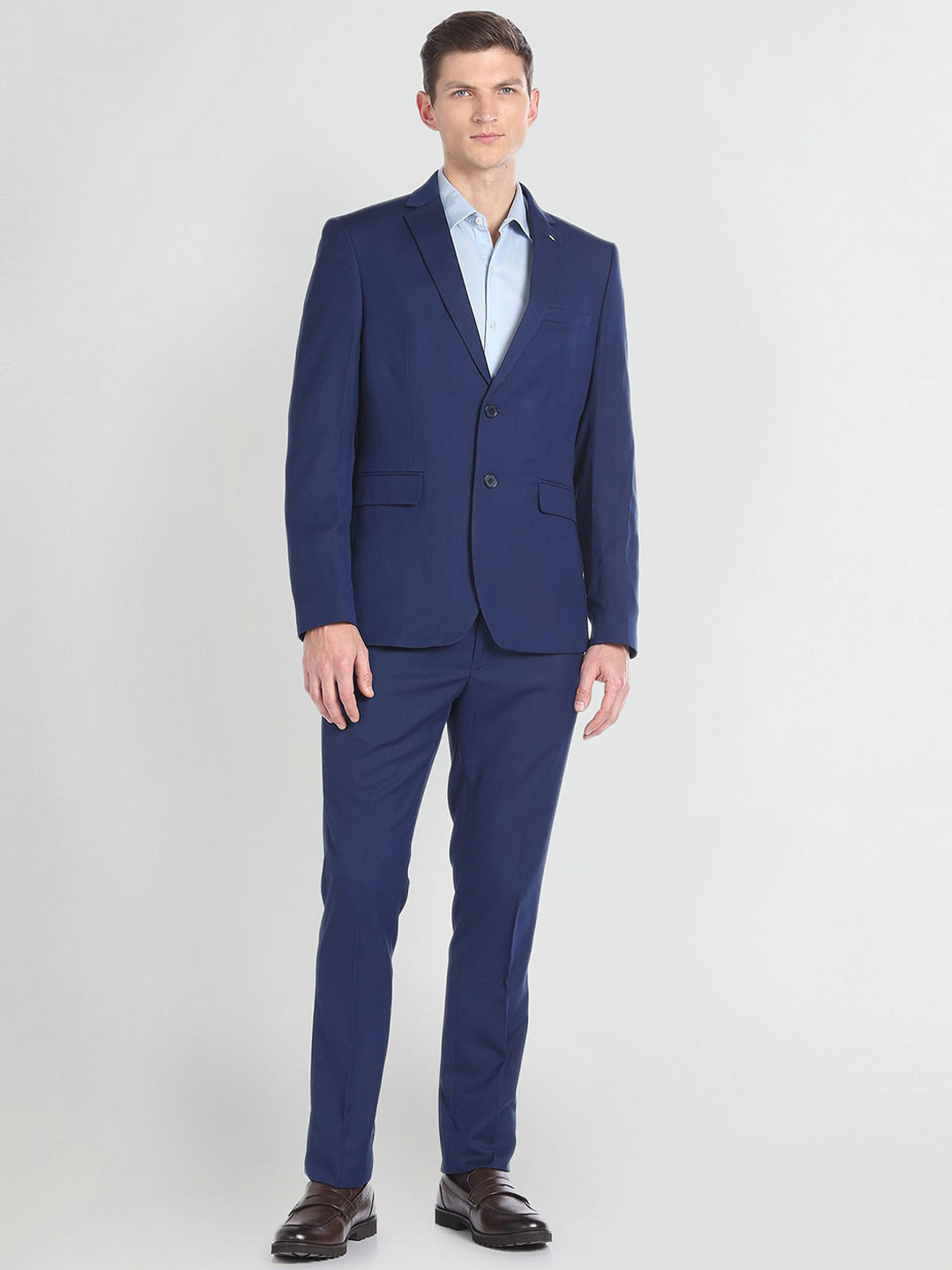 Arrow Single-Breasted Dobby Knit 2-Piece Formal Suit