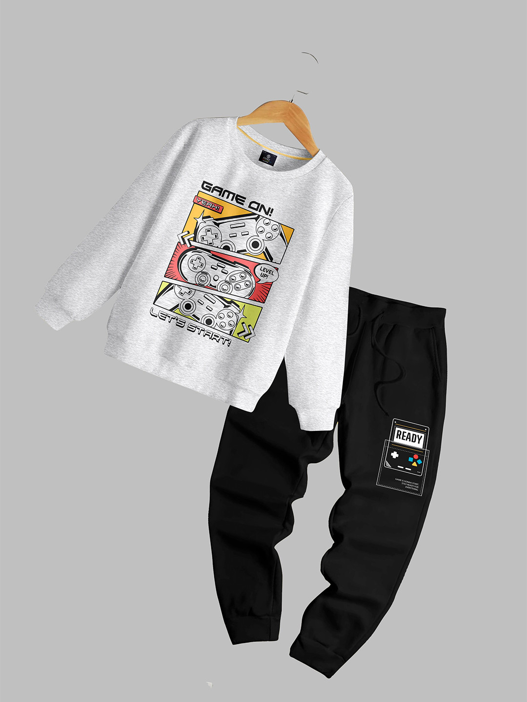 CODEZ Boys Printed T-shirt with Pyjamas