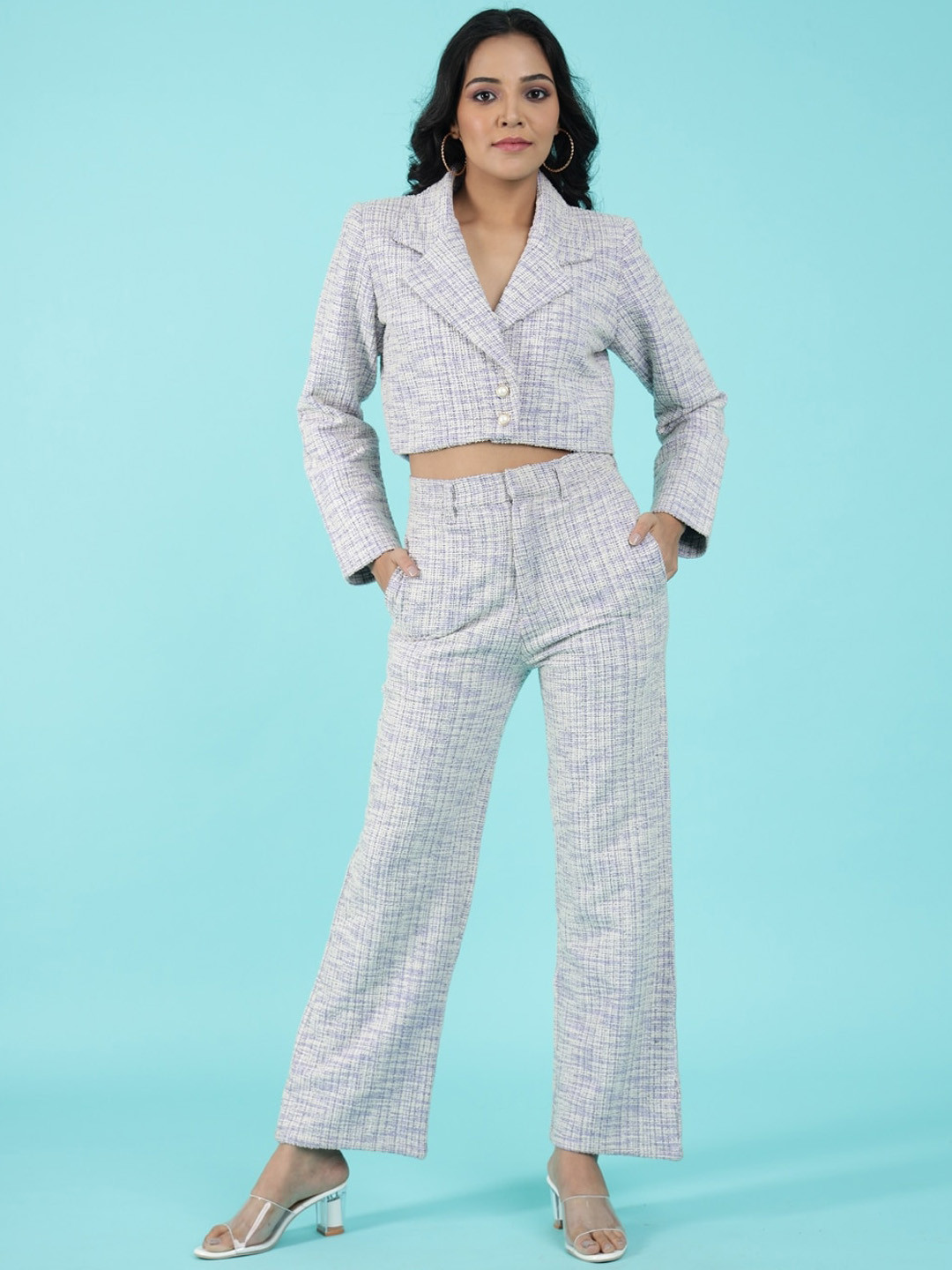 DELAN Coat With Trousers Co-Ords