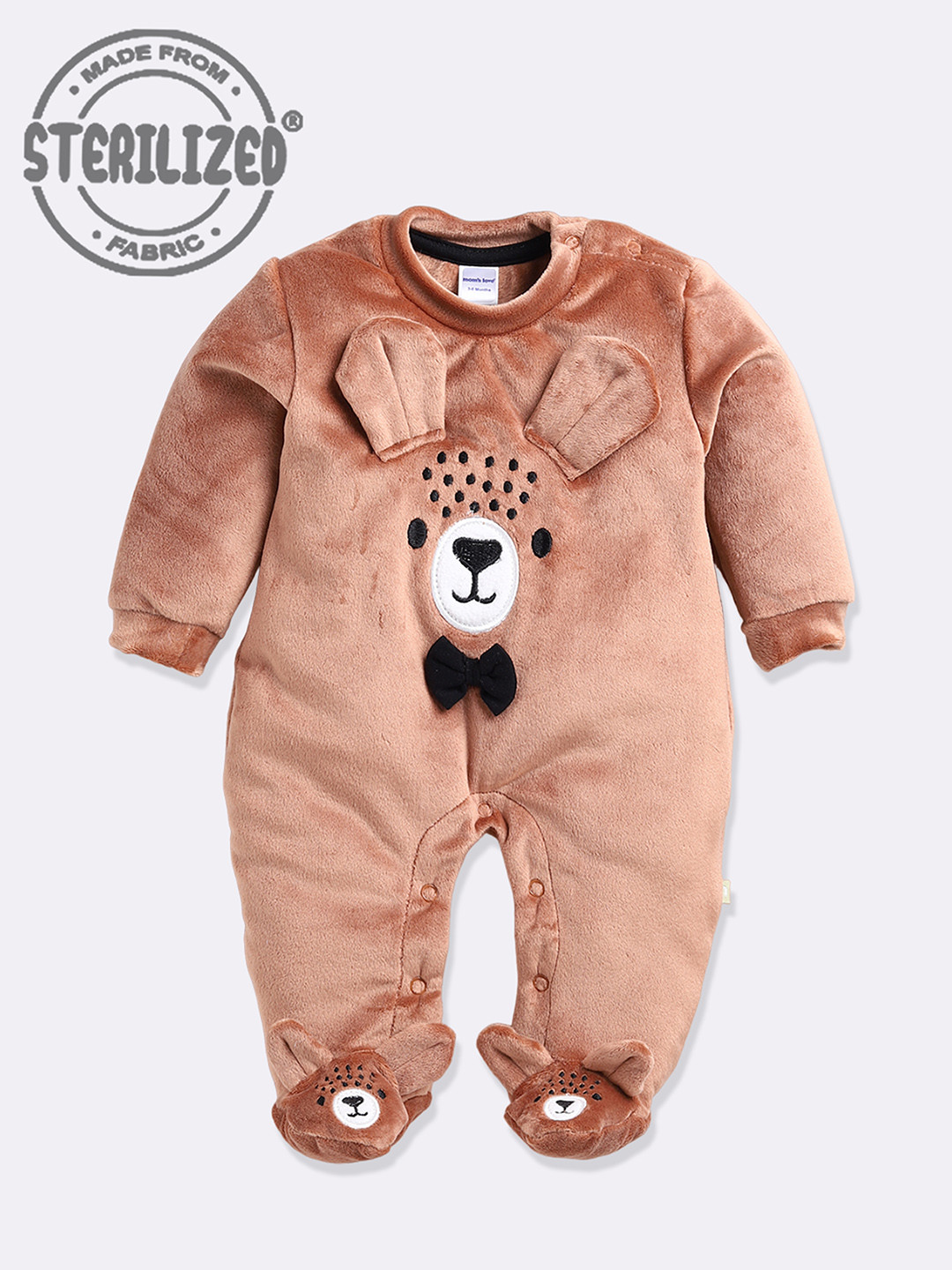 Moms Love Infants Embroidered Sleepsuits