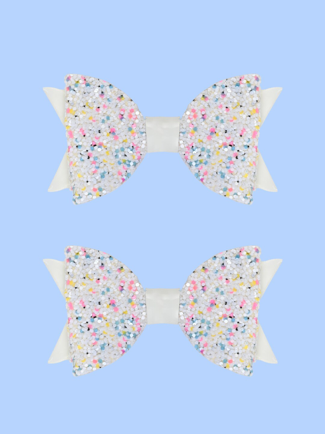 Aye Candy Girls Bow Printed Alligator Hair Clip