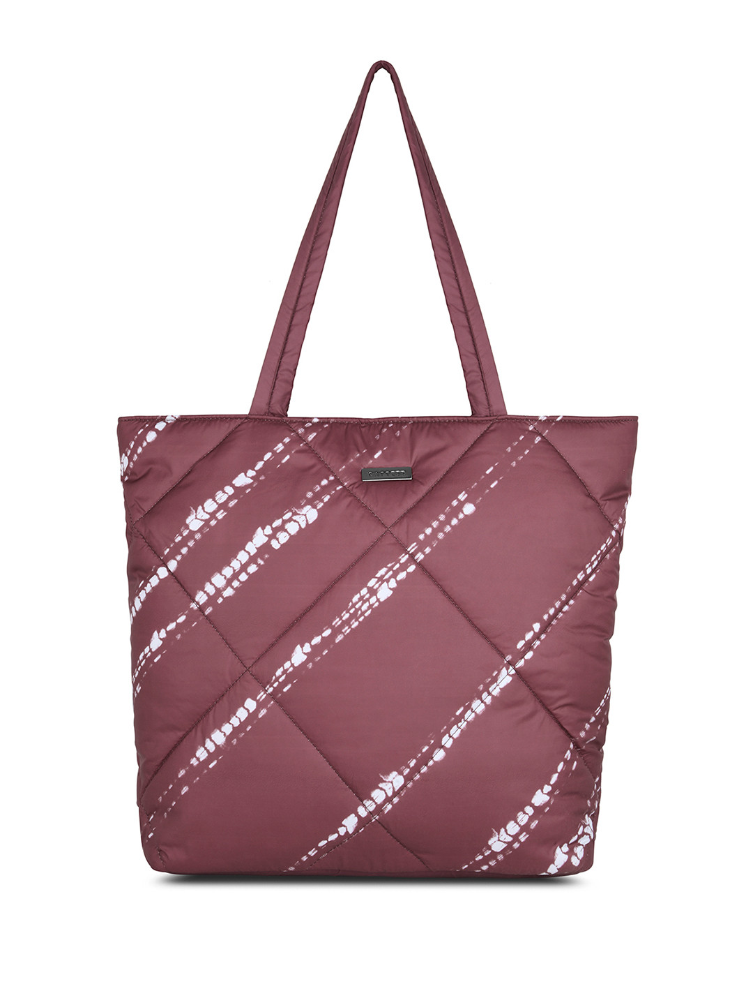 Caprese Olive Women Maroon Large Tote Bag