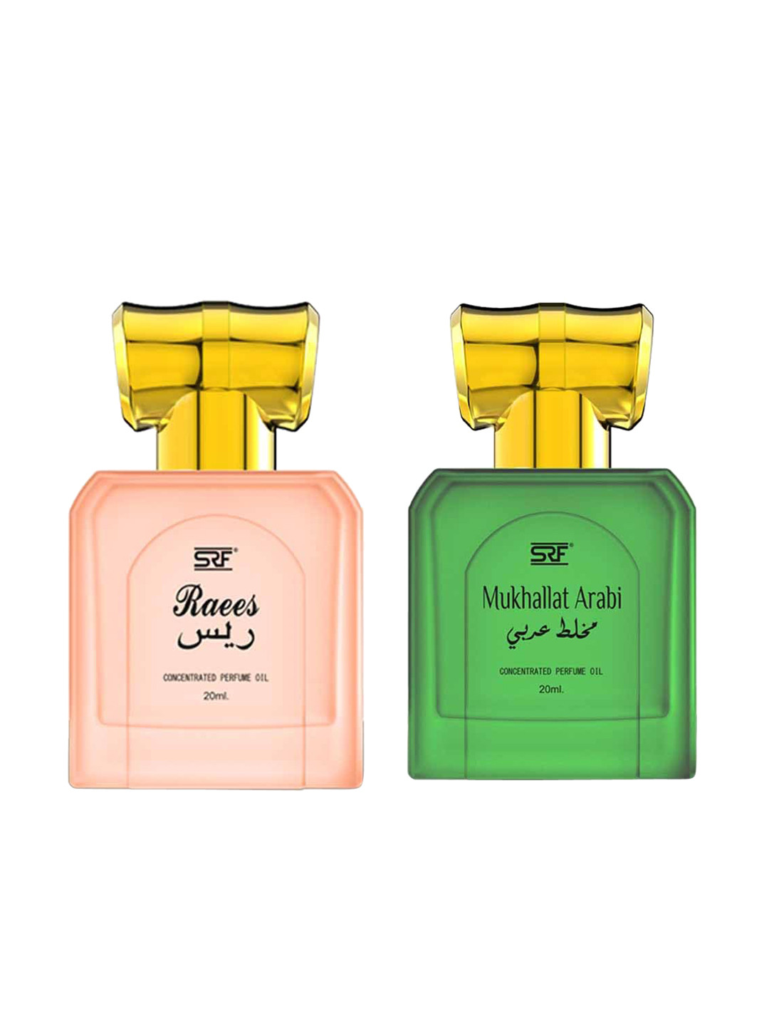 Ramsons 2-Pcs SRF Mukhallat Arabi & SRF Raees Concentrated Perfume Oil Combo - 20ml Each