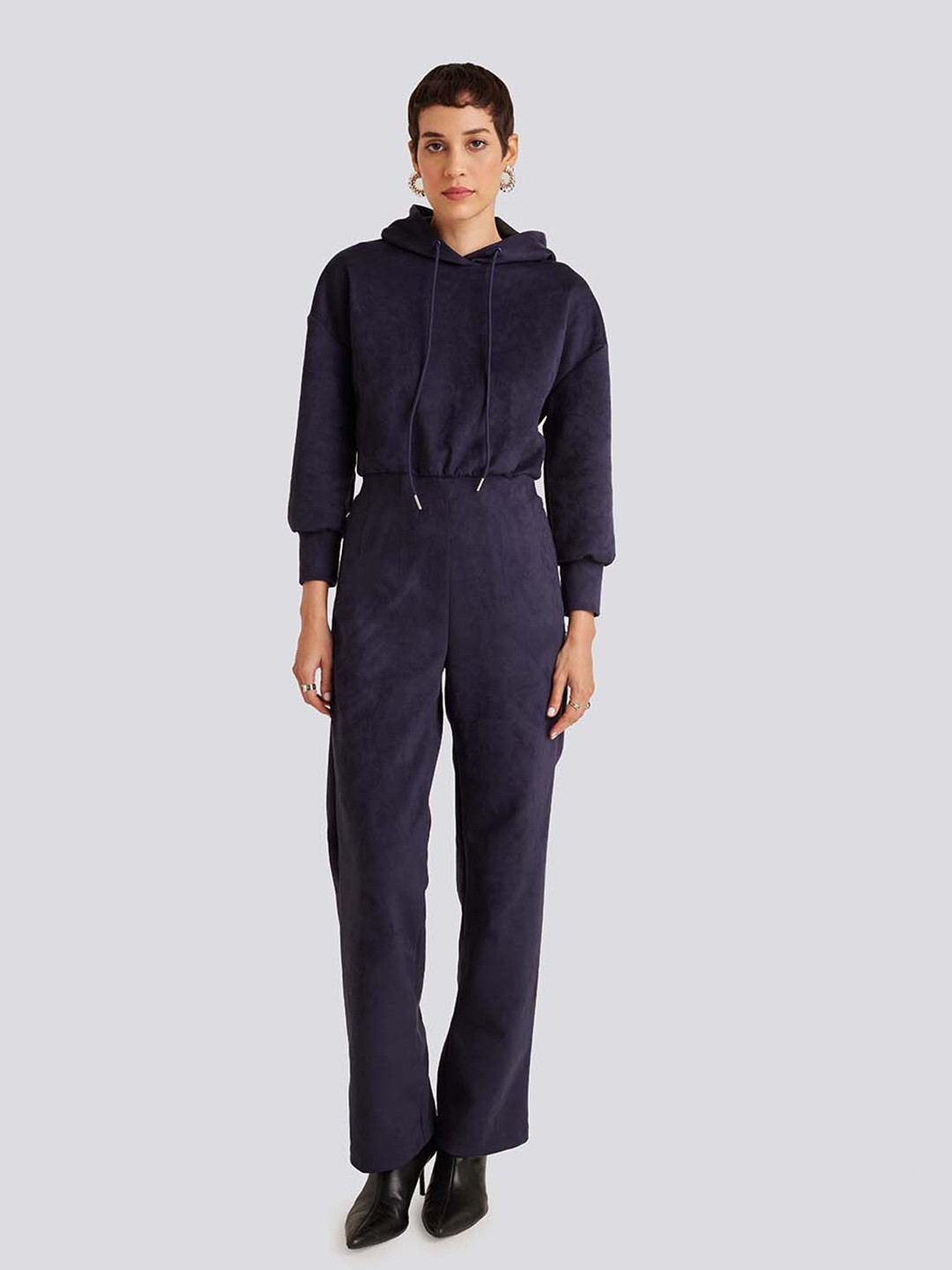 Muvazo Hooded Basic Jumpsuit