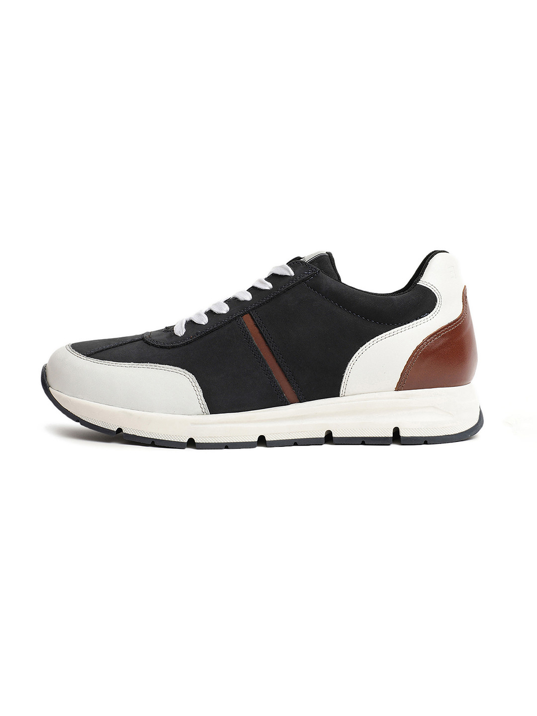 RARE RABBIT Men Nord Colourblocked Nubuck Sneakers