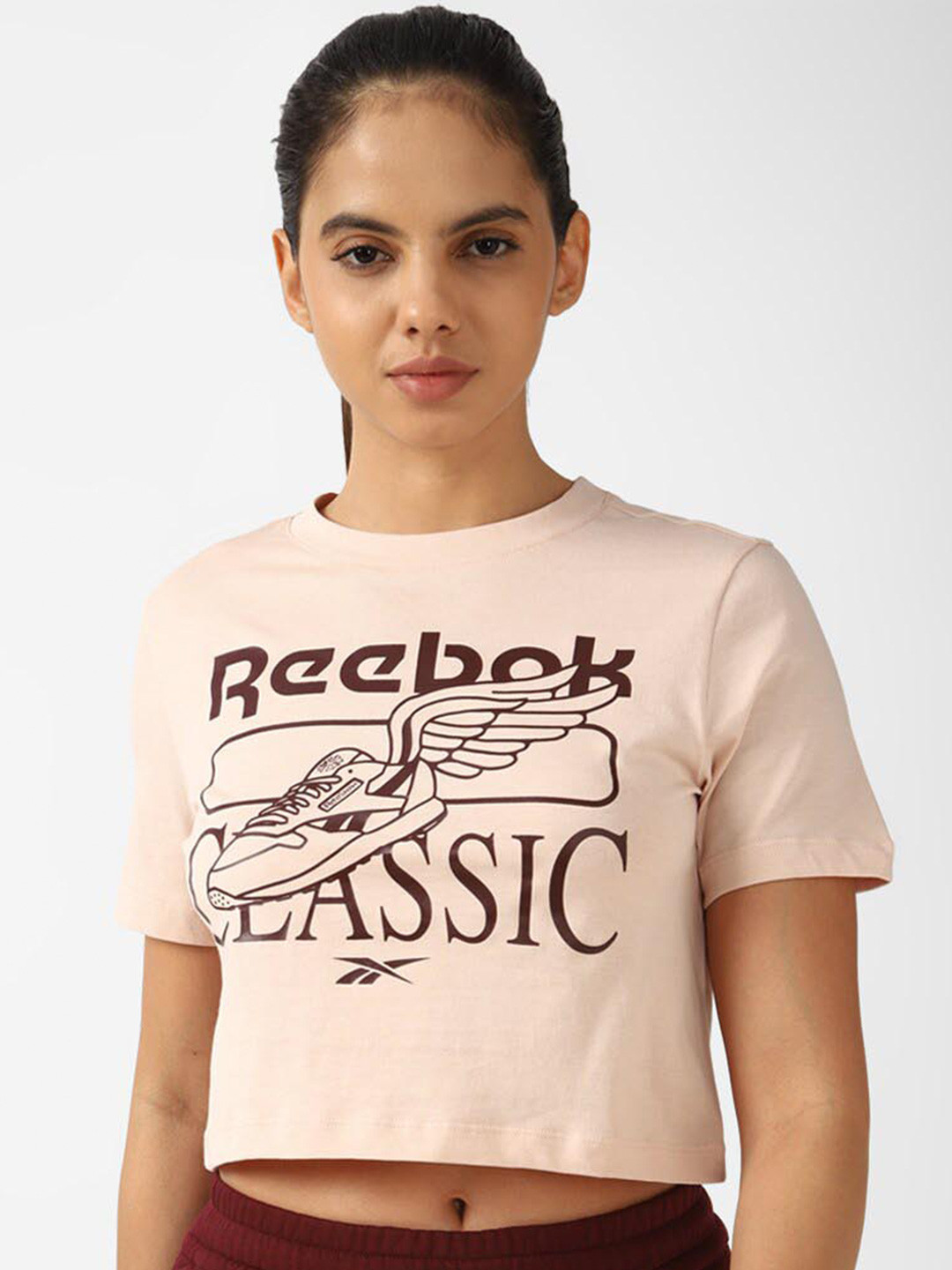 Reebok Sport Graphic Printed Pure Cotton T-Shirt