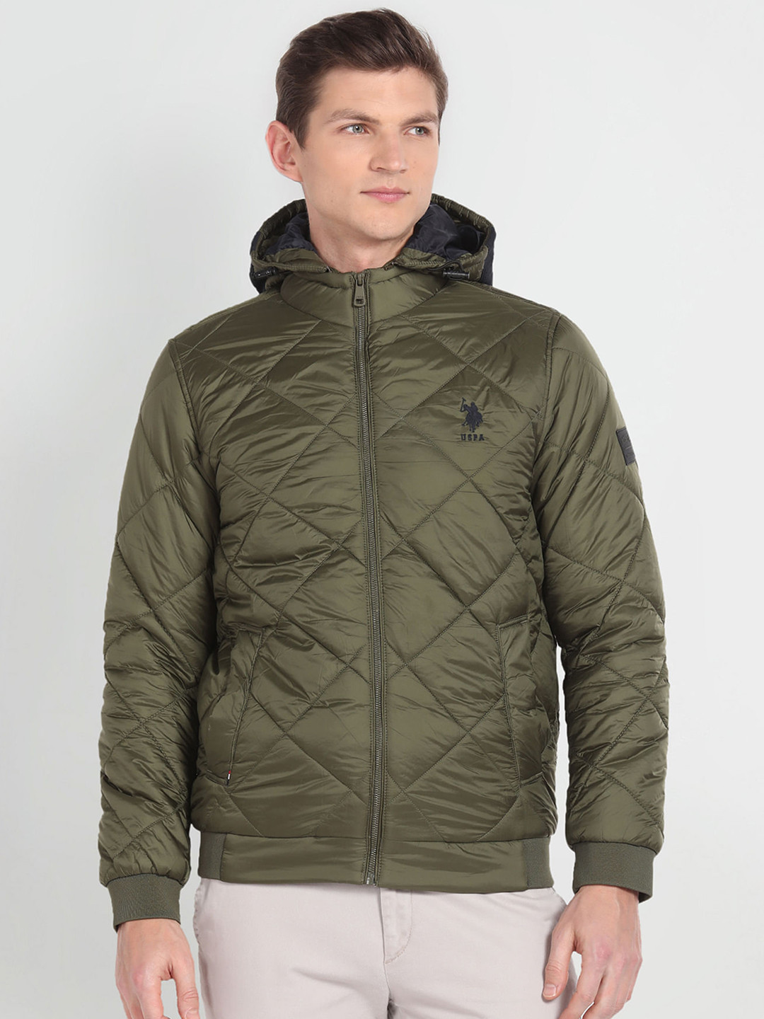 U.S. Polo Assn. Denim Co. Hooded Puffer Jacket