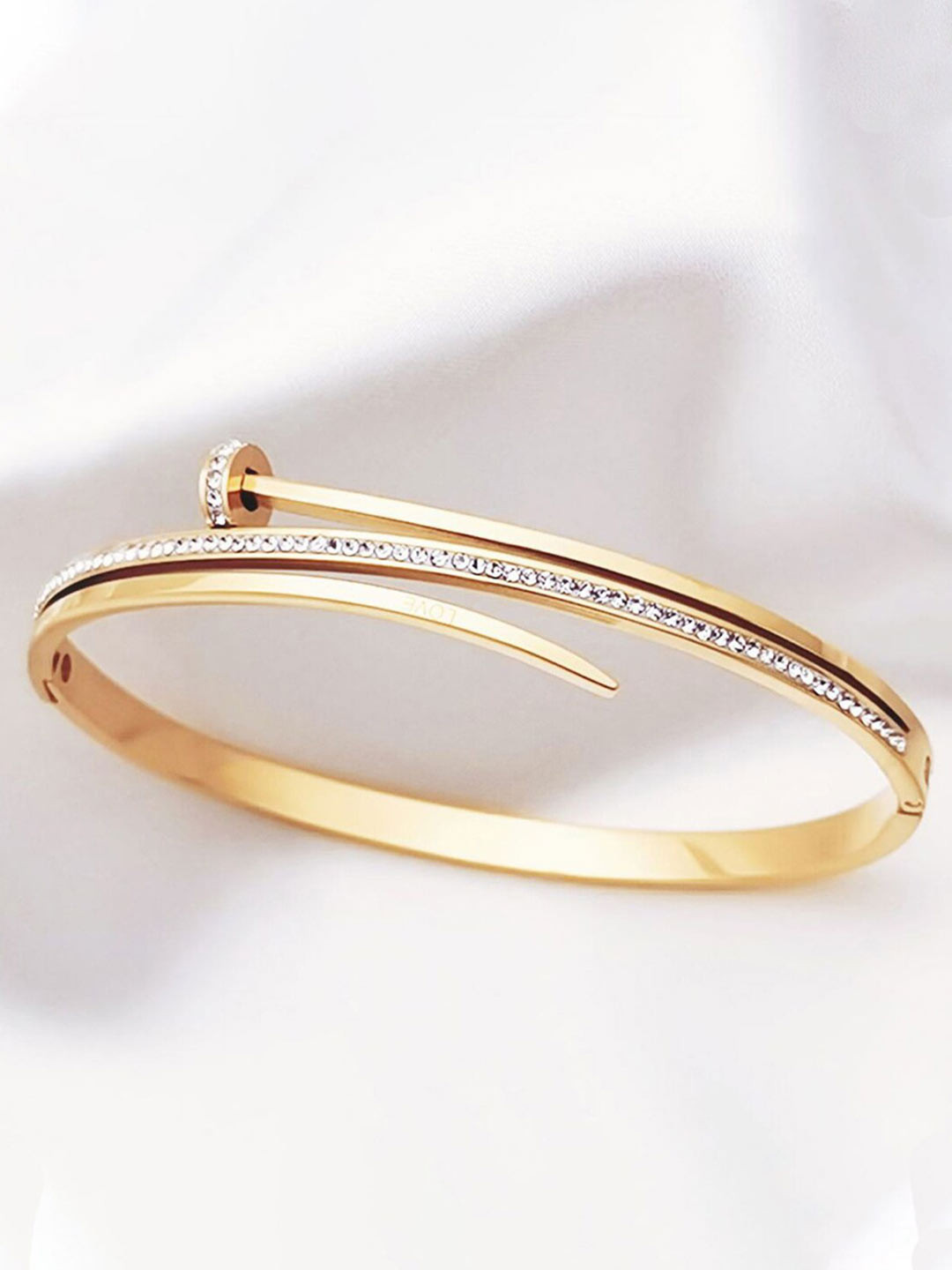 Jewels Galaxy Gold-Plated Bracelet