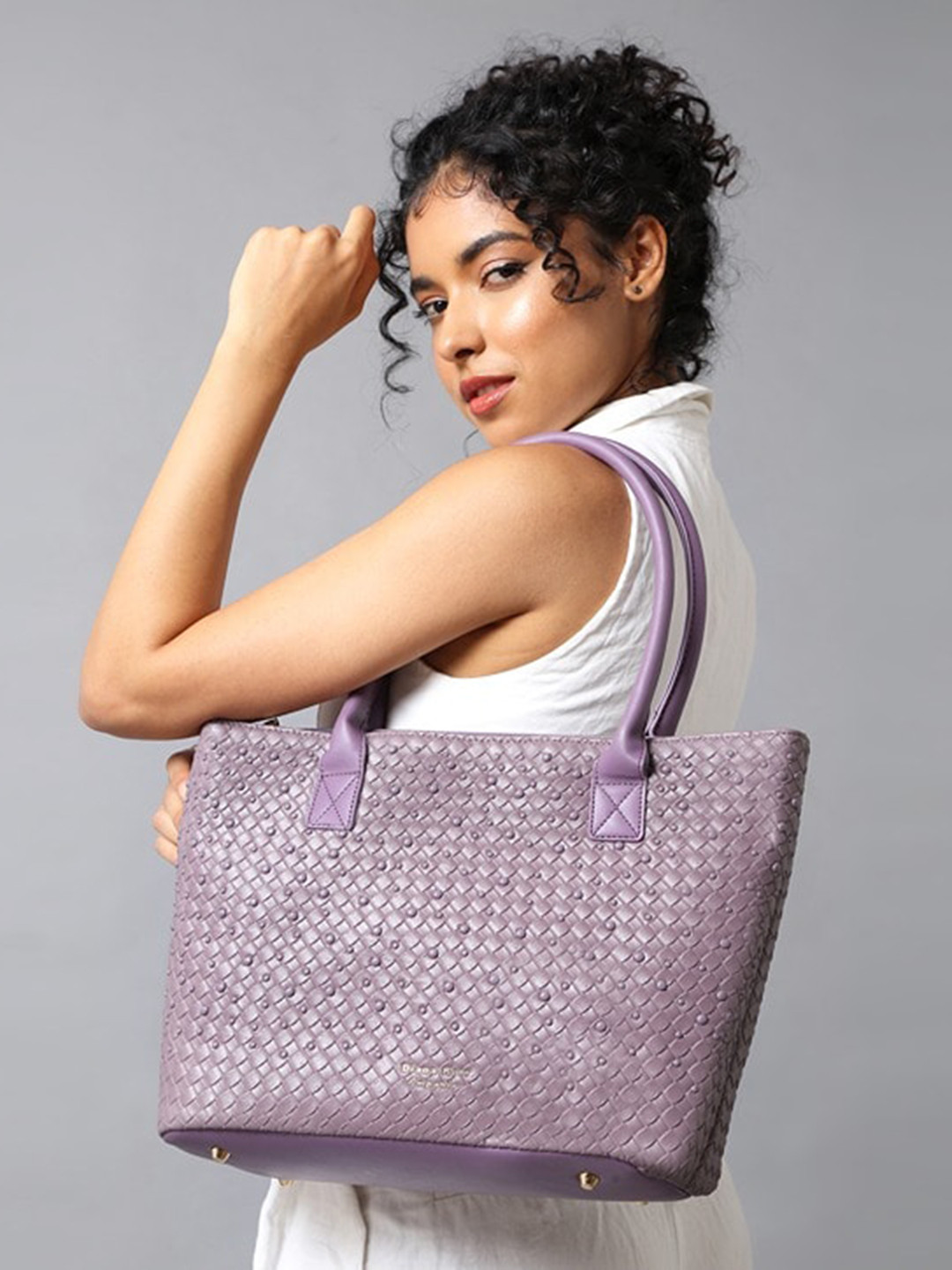 COVERNAT SHEER FRILL SHOULDER BAG 4NY070