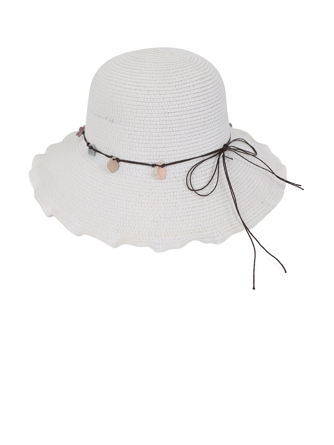 FabSeasons Self-Design Sun Hat With Floral Details