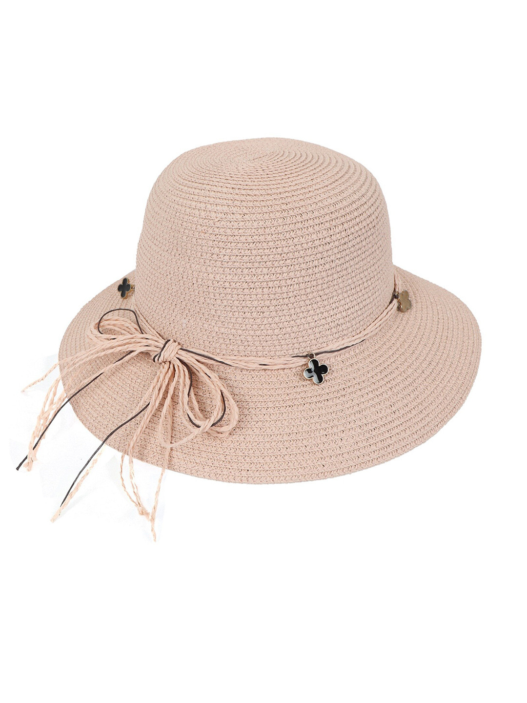 FabSeasons Self-Design Sun Hat With Charm Details
