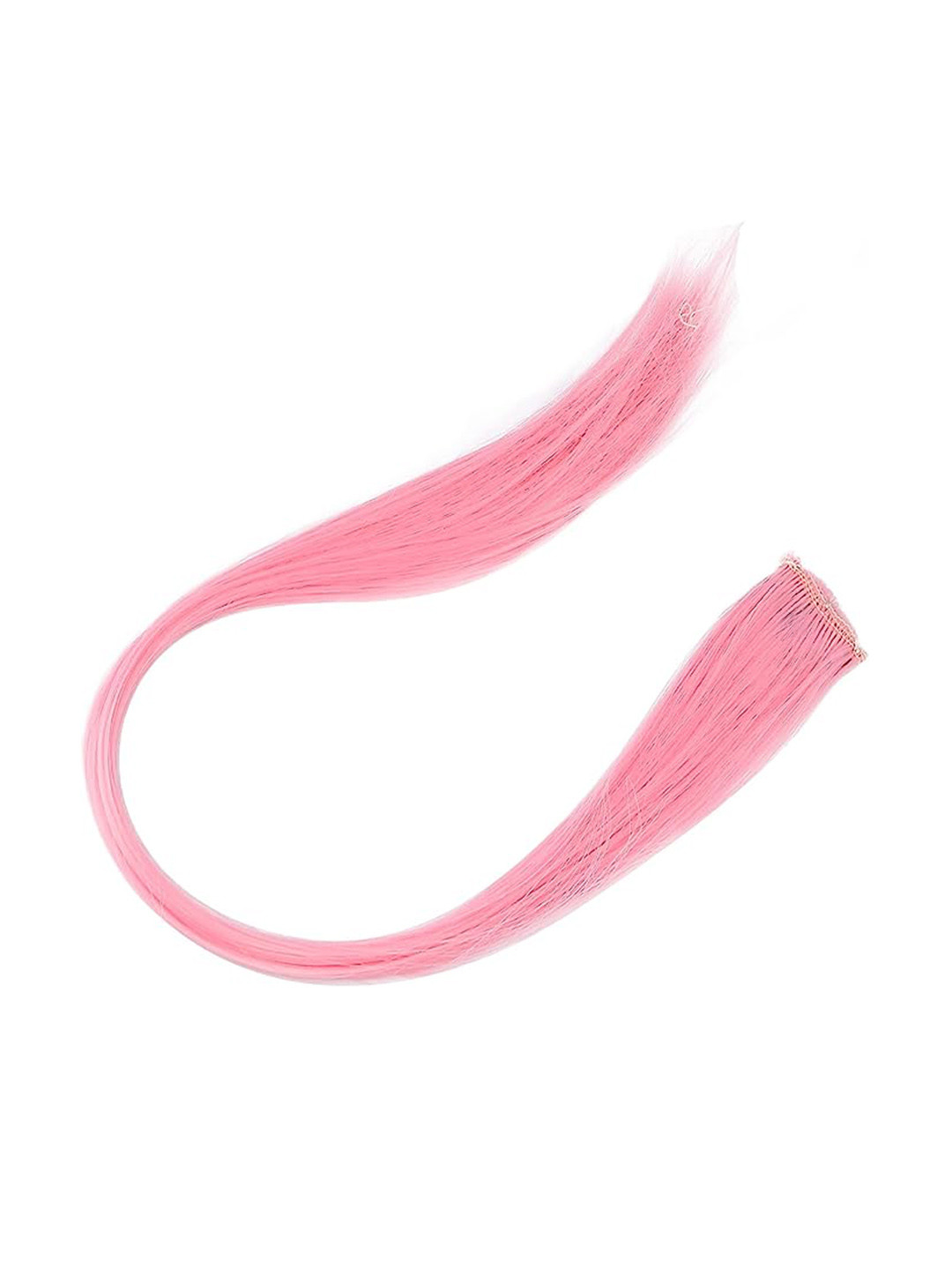 FOCALLURE Priaansha Clip-In One Piece Colorful Hair Extension - Pink 02