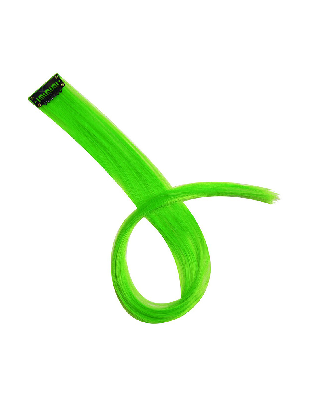 FOCALLURE Priaansha Clip-In One Piece Colorful Hair Extension - Neon Green 07