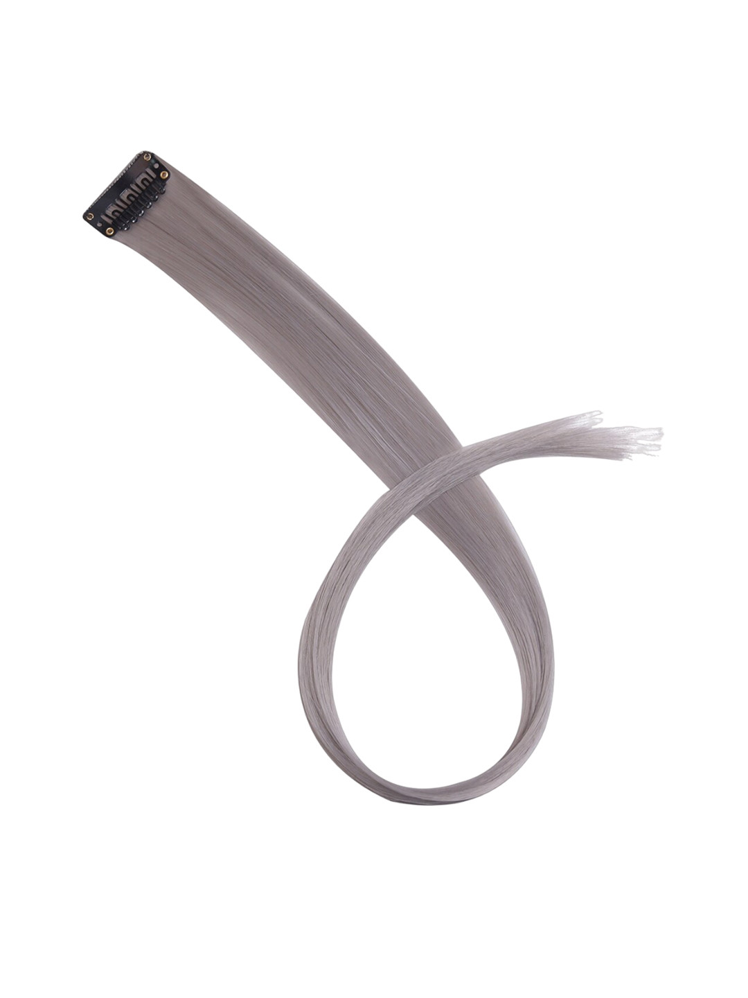 FOCALLURE Priaansha Clip-In One Piece Colorful Hair Extension - Grey 05