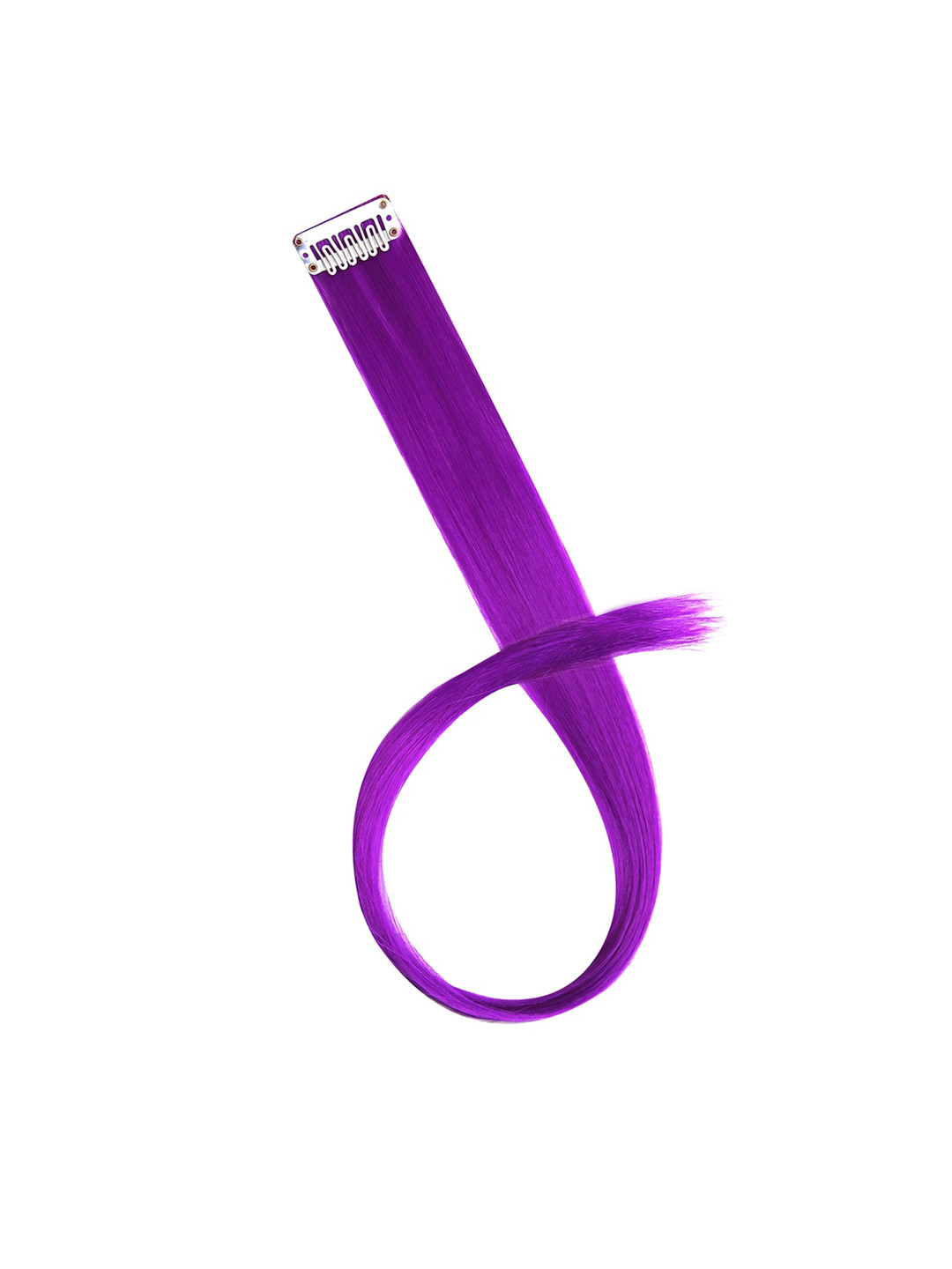 FOCALLURE Priaansha Clip-In One Piece Colorful Hair Extension - Purple 01