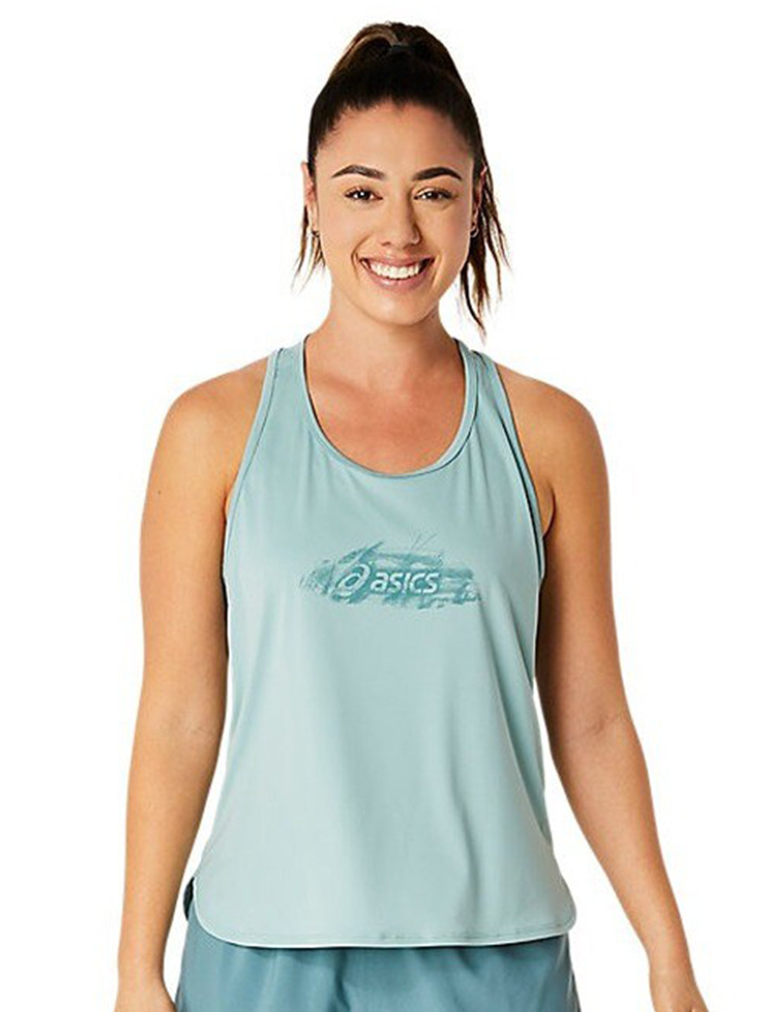 ASICS Nagino Graphic Run Printed Sleeveless Round Neck T-Shirt