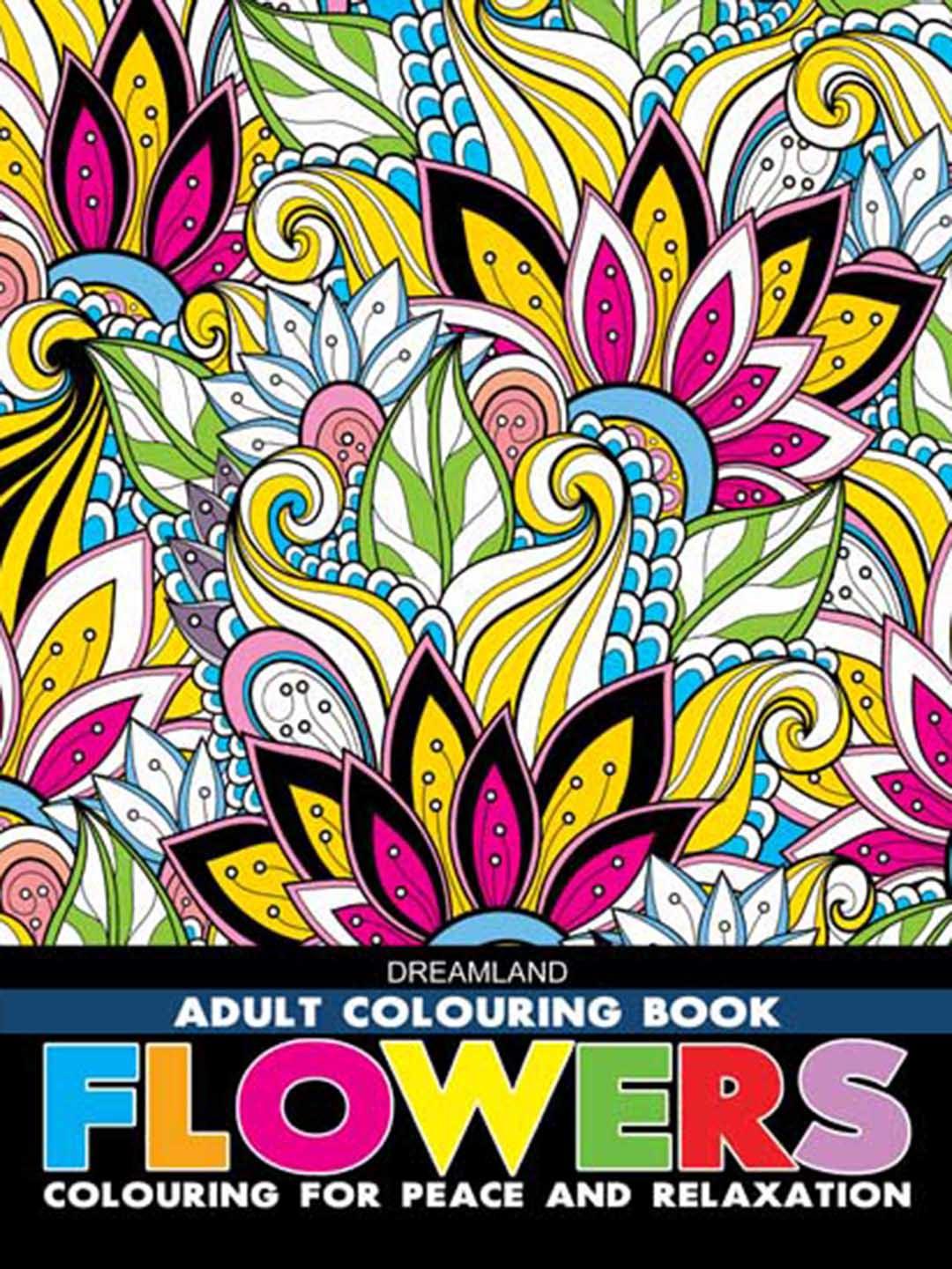 Dreamland Flowers Colouring Book