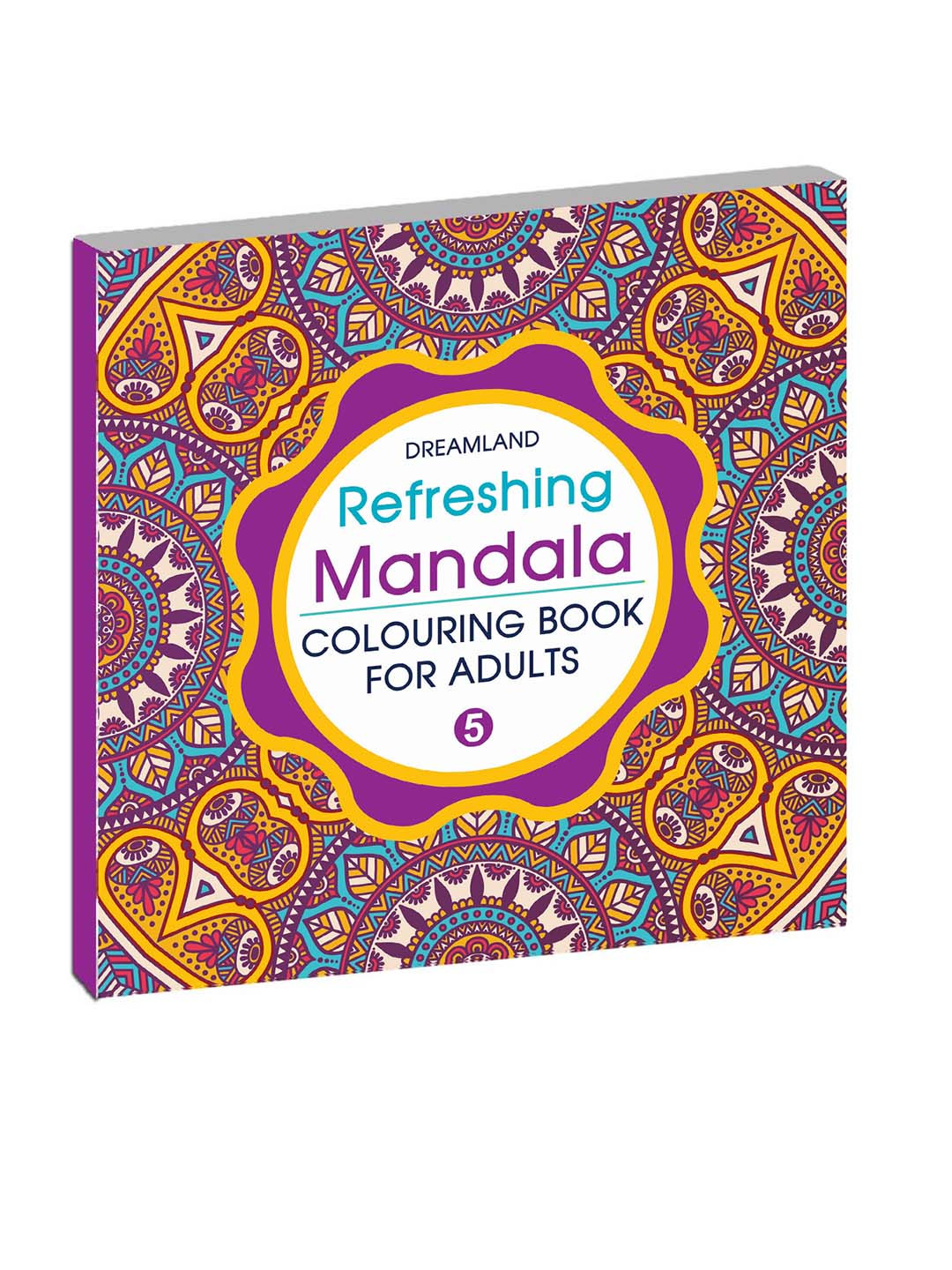 Dreamland Set of 5 Refreshing Mandala - Colouring Book for Adults Book