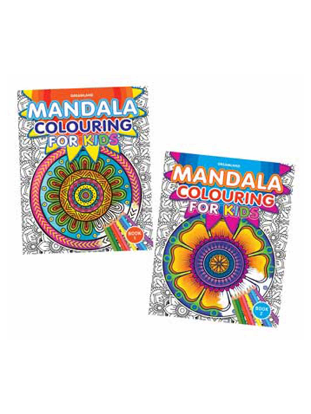 Dreamland Set Of 2 Mandala Colouring Book