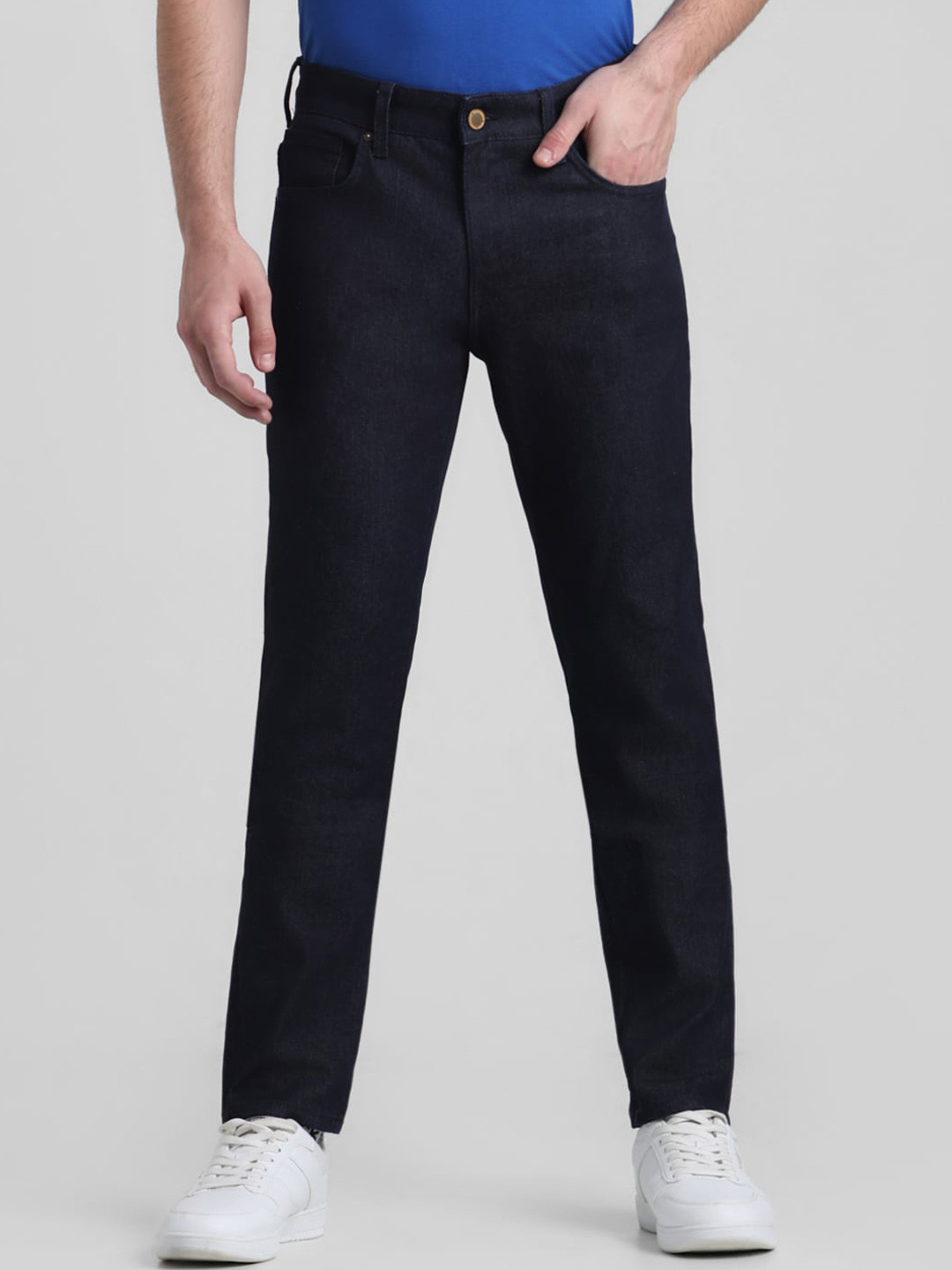 Jack & Jones Men Skinny Fit Low-Rise Stretchable Jeans