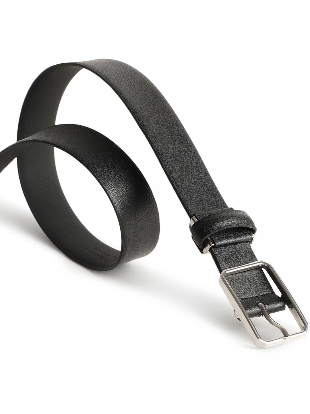 RARE RABBIT Men Textured Leather Formal Belt