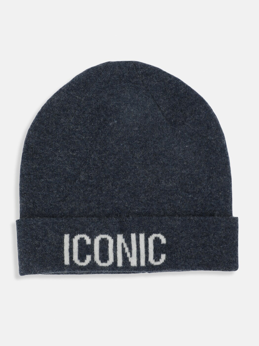 Iconic Women Printed Woollen Beanie