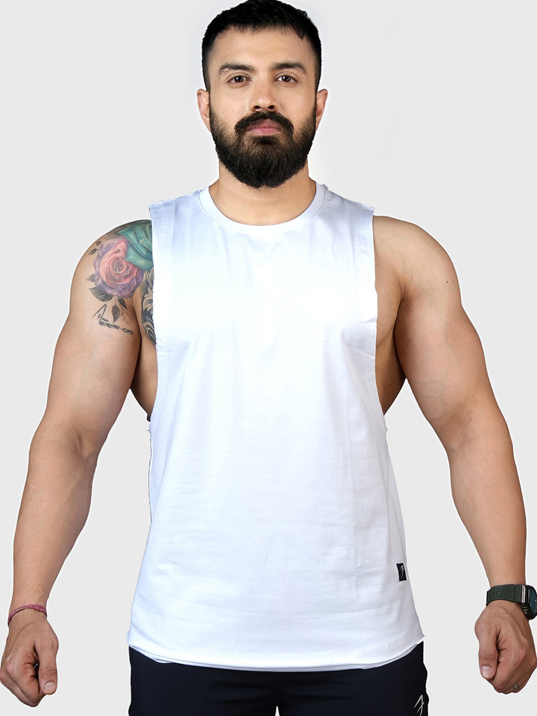 FUAARK Round Neck Gym Vest