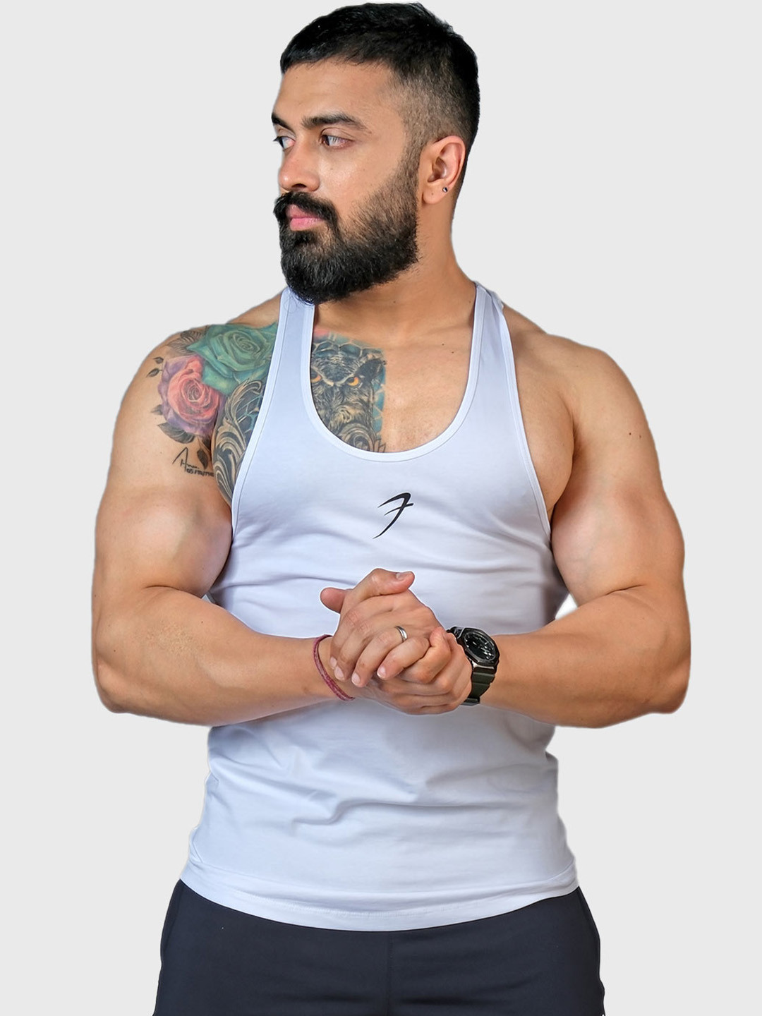 FUAARK Scoop Neck Gym Vest