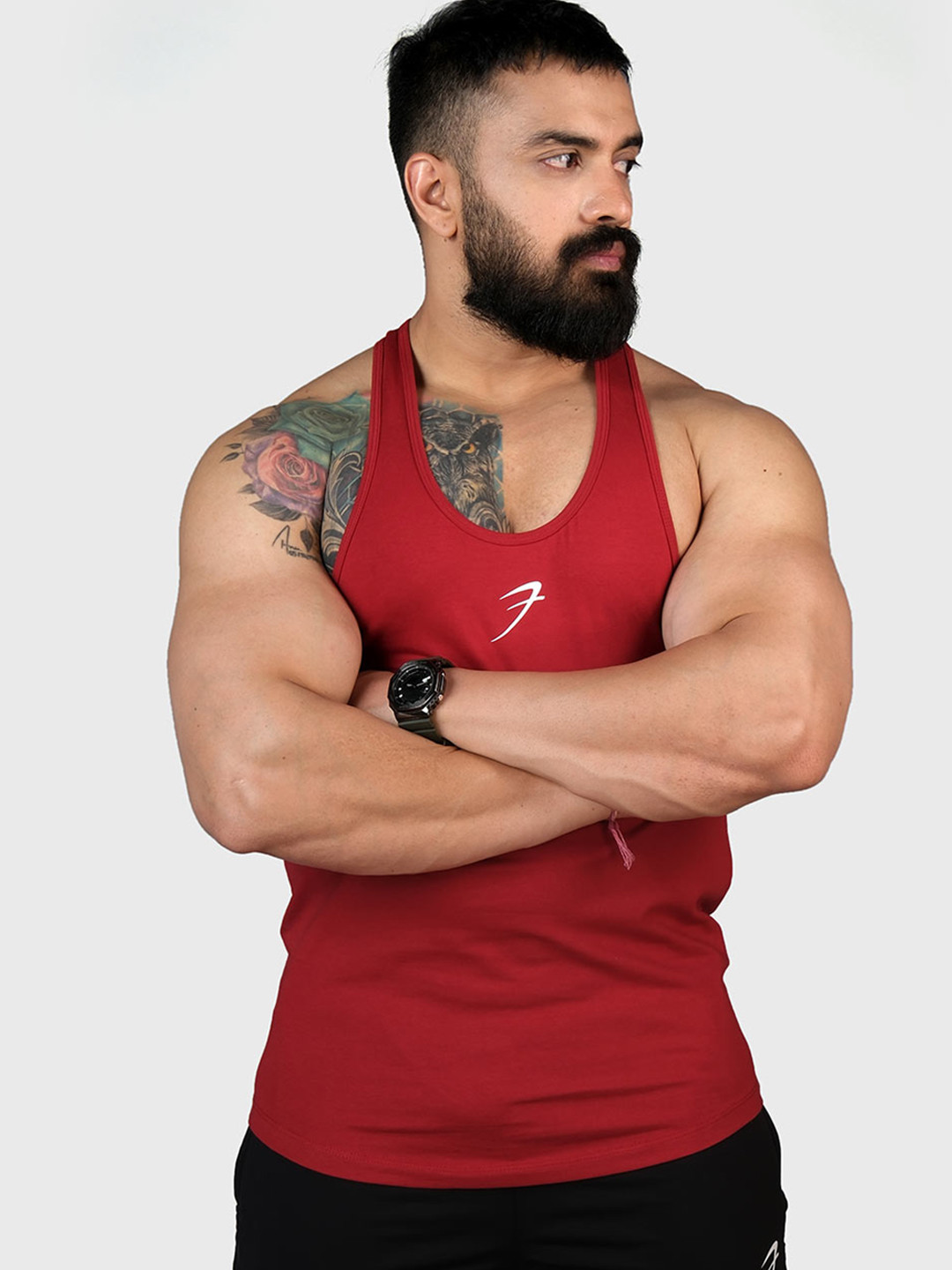 FUAARK Scoop Neck Gym Vest