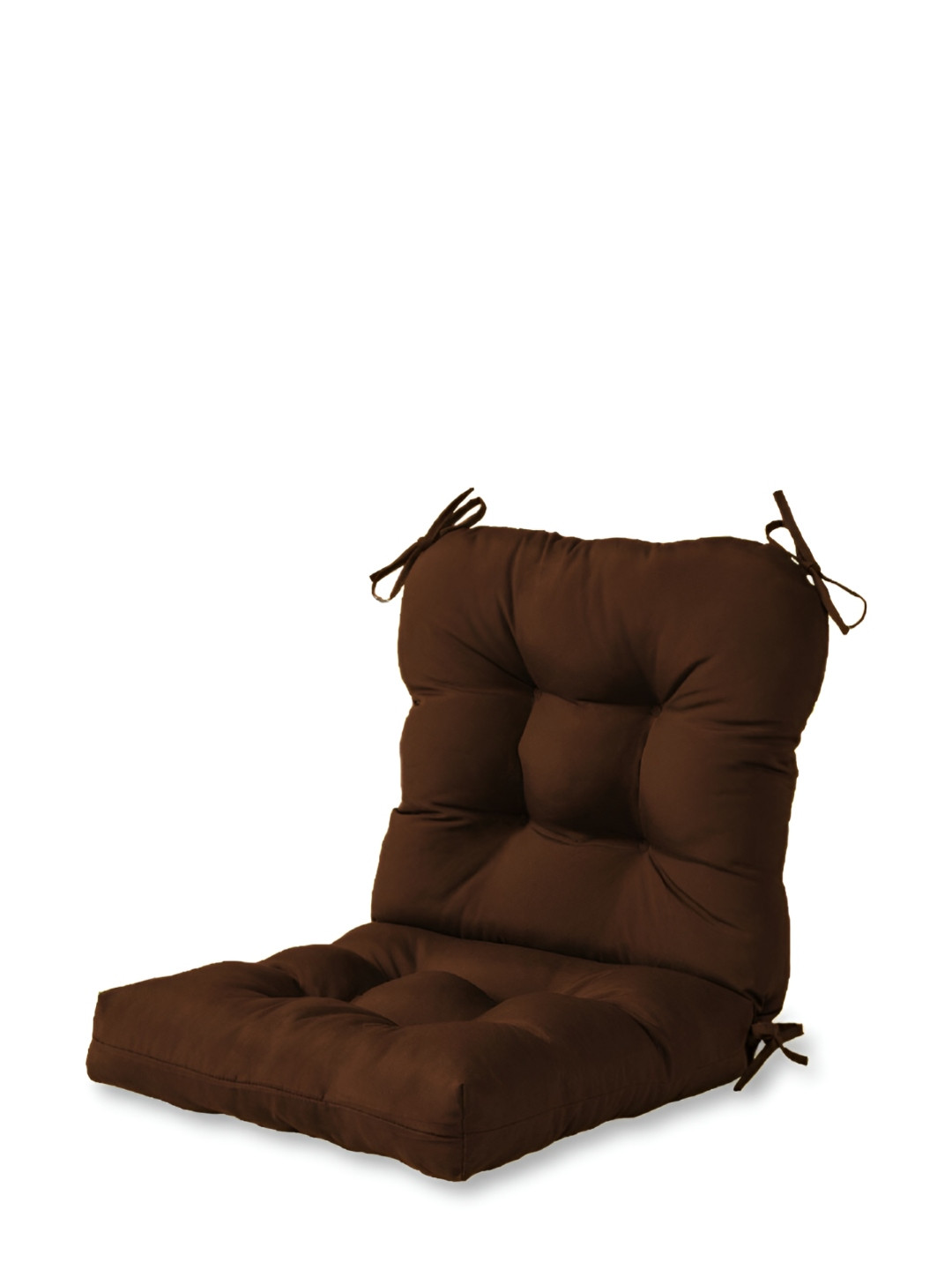 DADDY COOL Brown 2 Pcs Comfortable General Support Chair Pads