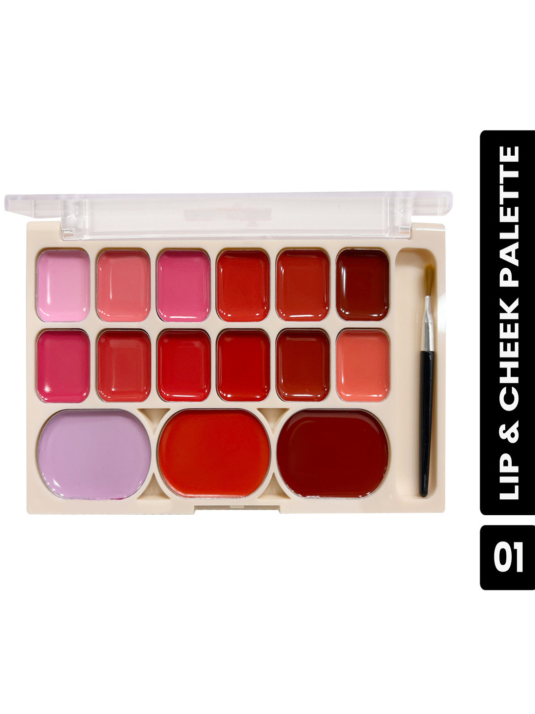 SHRYOAN Matte Lip & Cheek Palette - 15g - Shade 01