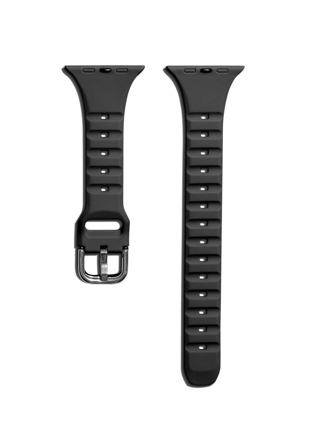 DailyObjects Ribbed Silicone Soft & Breathable Watch Straps