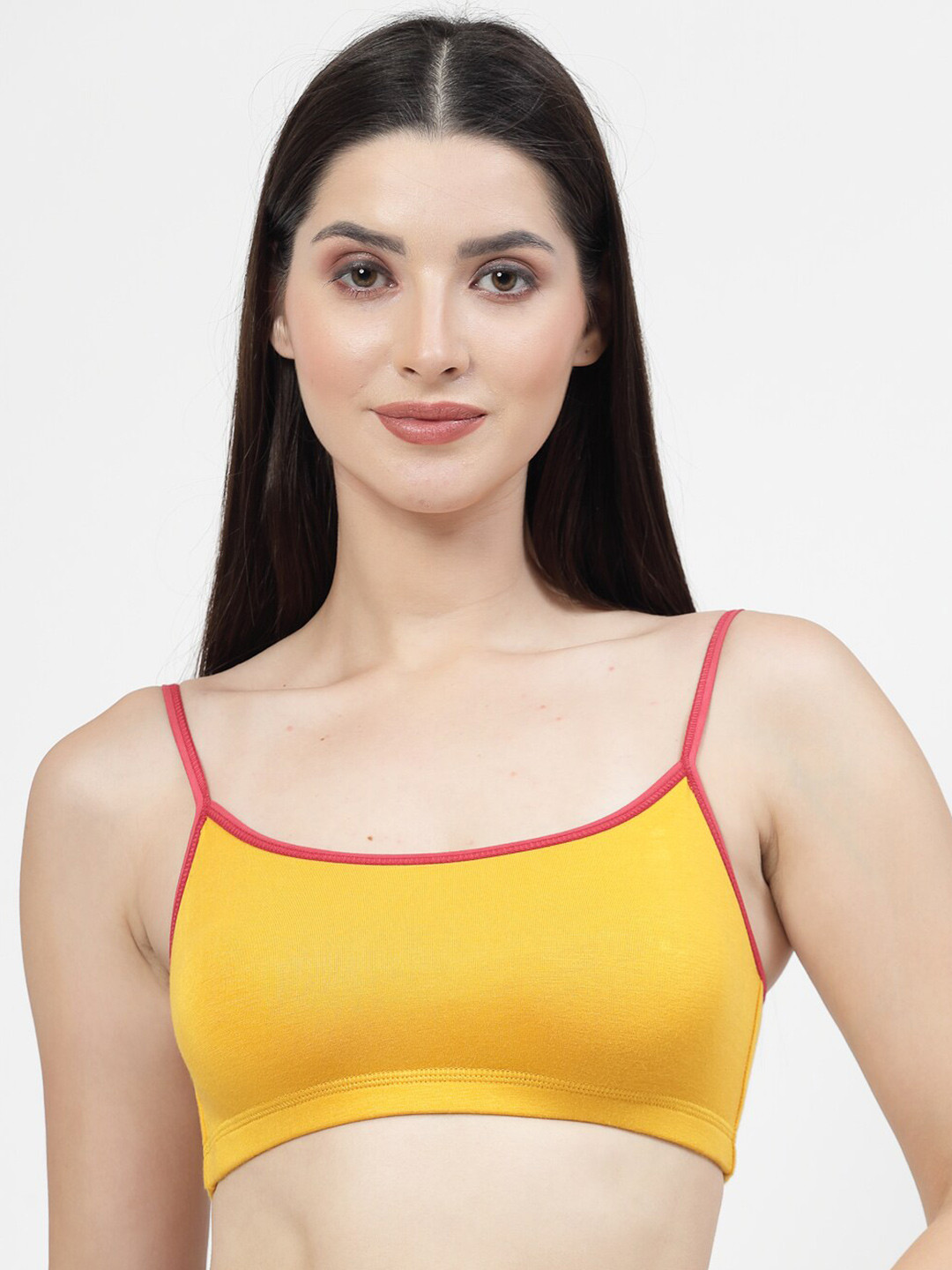 DressBerry Mustard Full Coverage All Day Comfort Beginners Bra
