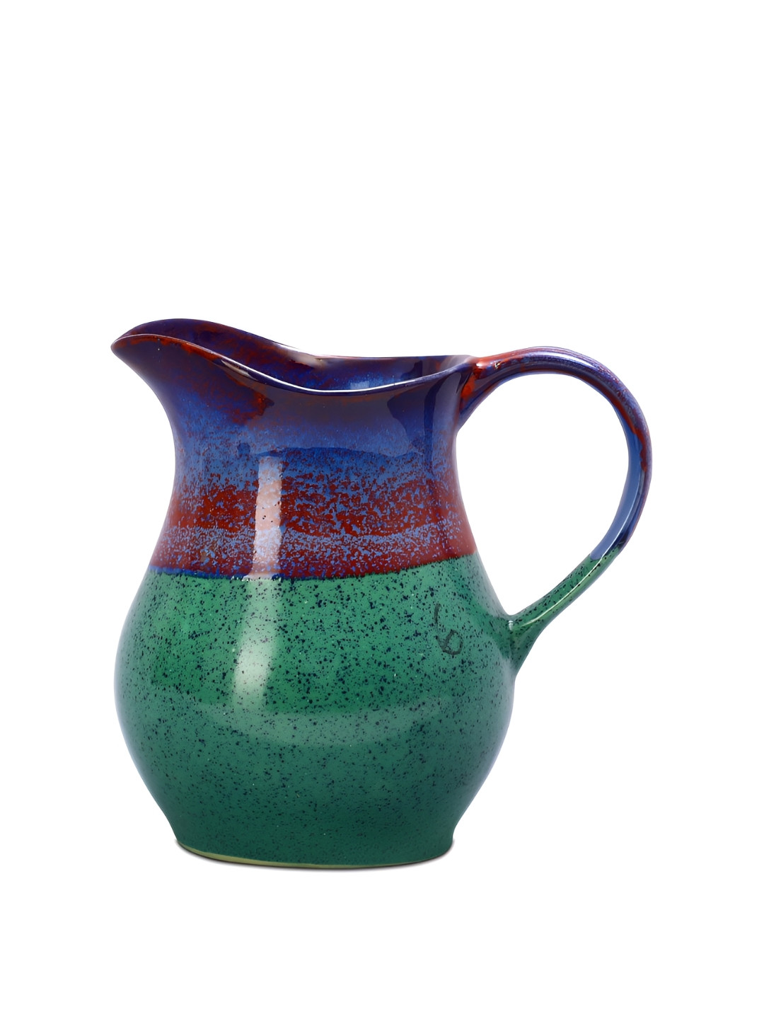 Caffeine Green & Red Textured Ceramic Water Jug 1800 ml