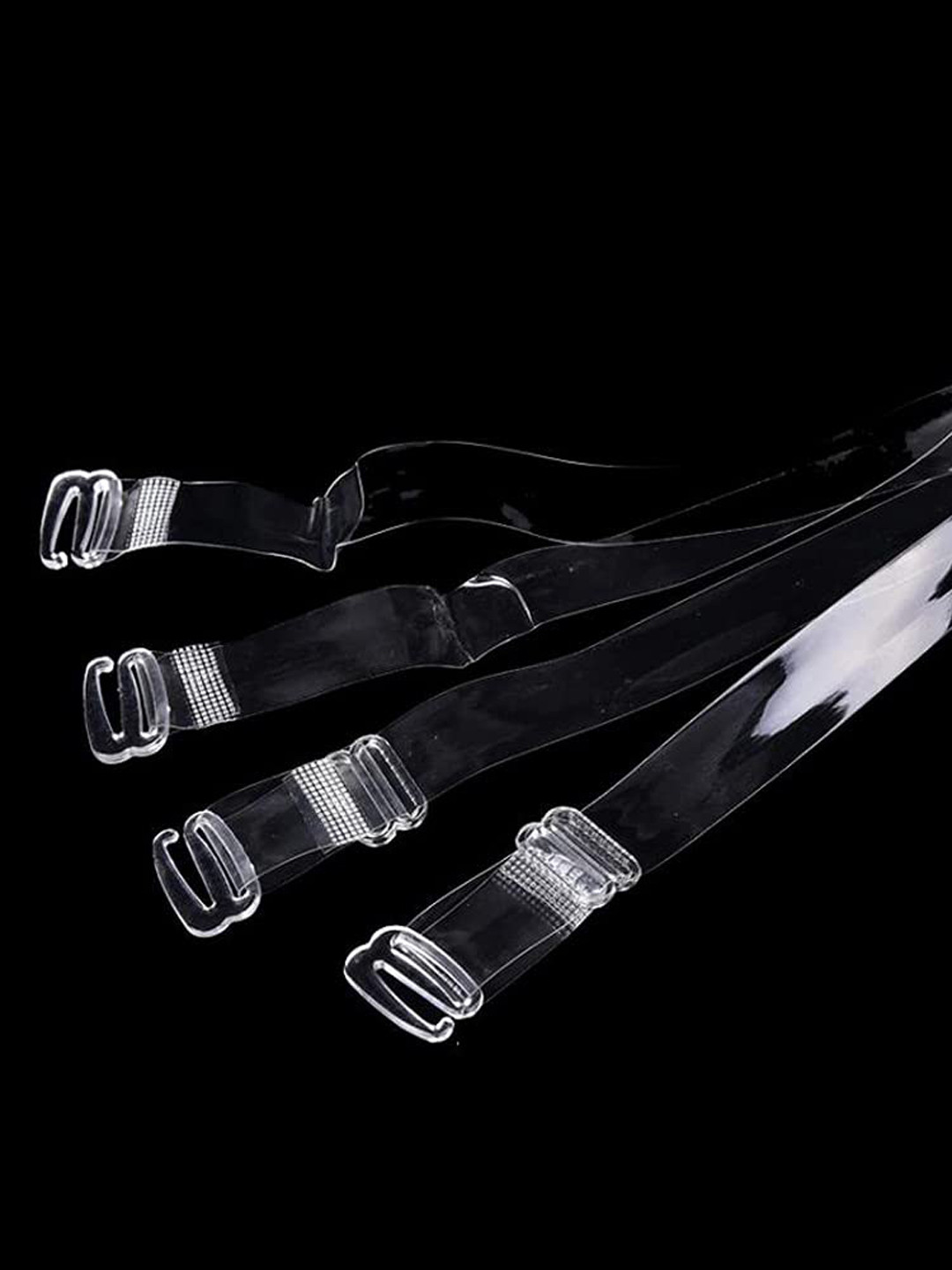 VAGHBHATT 2-Pcs Silicone Bra Replacement Transparent Adjustable Straps