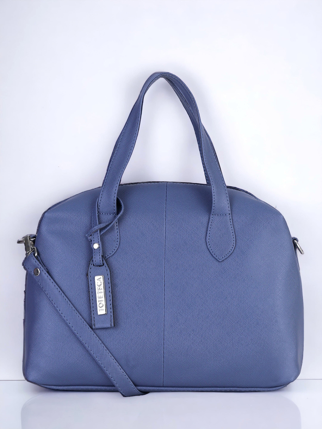 Toteteca Structured PU Handheld Bag With Tasselled