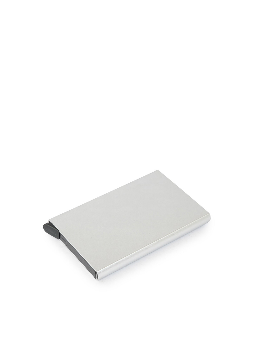 Style Shoes Women Silver-Toned PU Card Holder