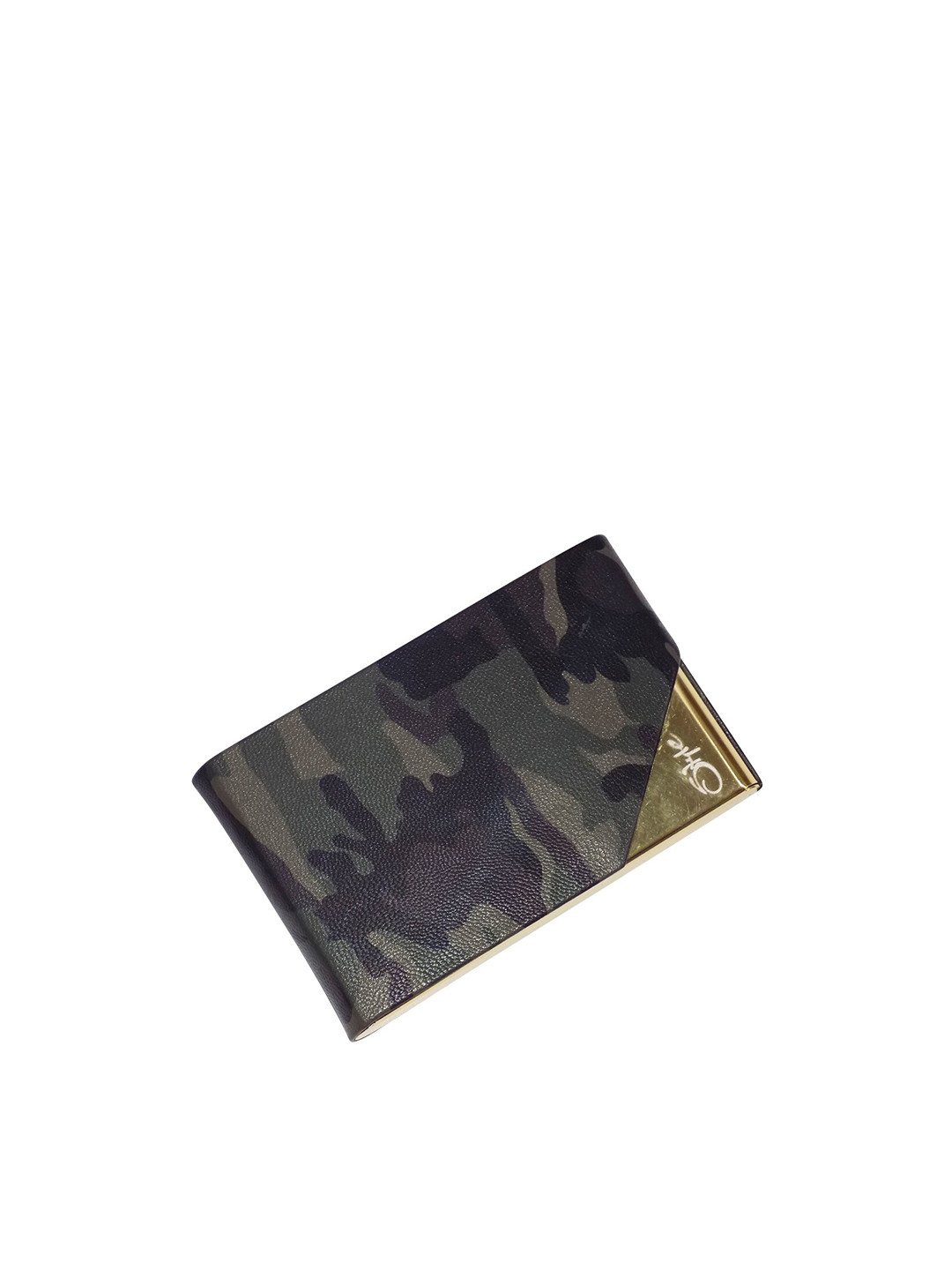 Style Shoes Women Gold-Toned PU Card Holder