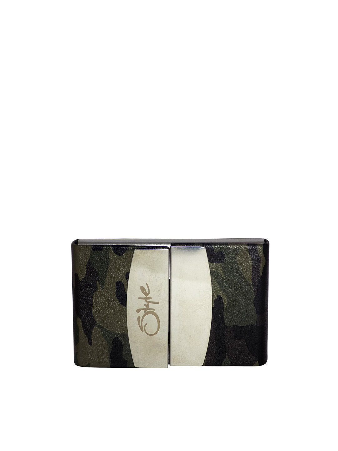 Style Shoes Women Green PU Card Holder